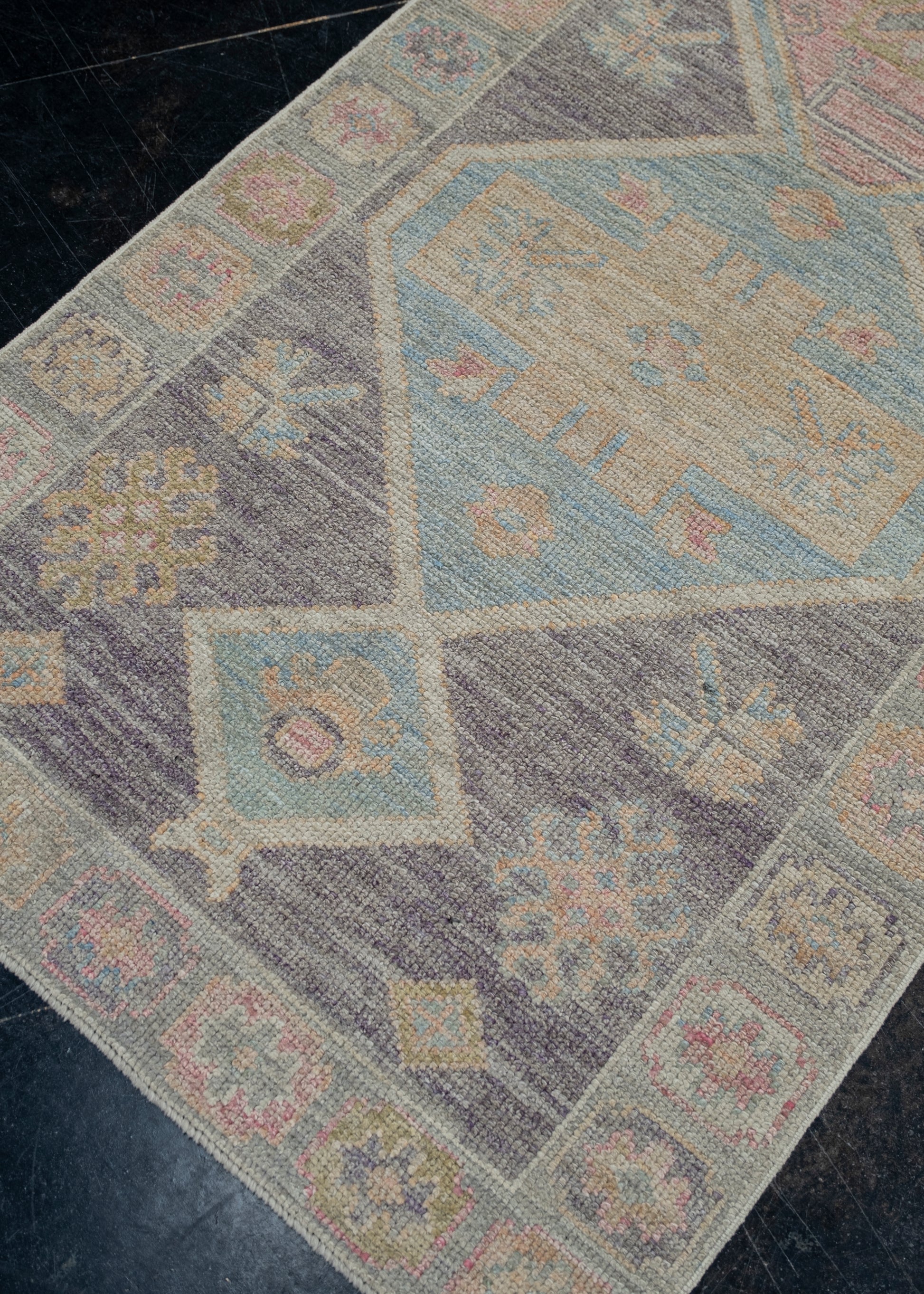 Turkish Oushak Rug 3' x 6'7" #4153