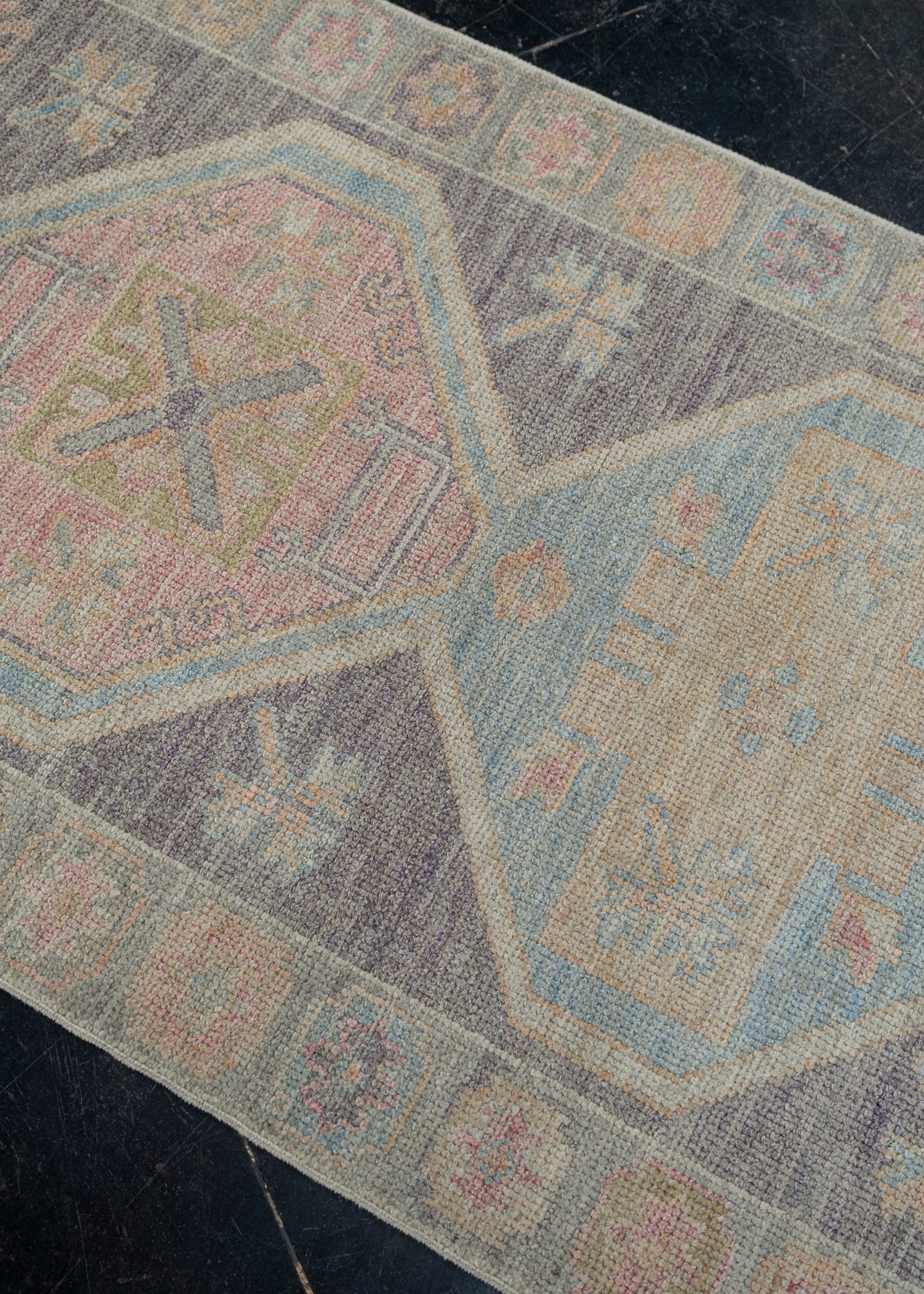 Turkish Oushak Rug 3' x 6'7" #4153