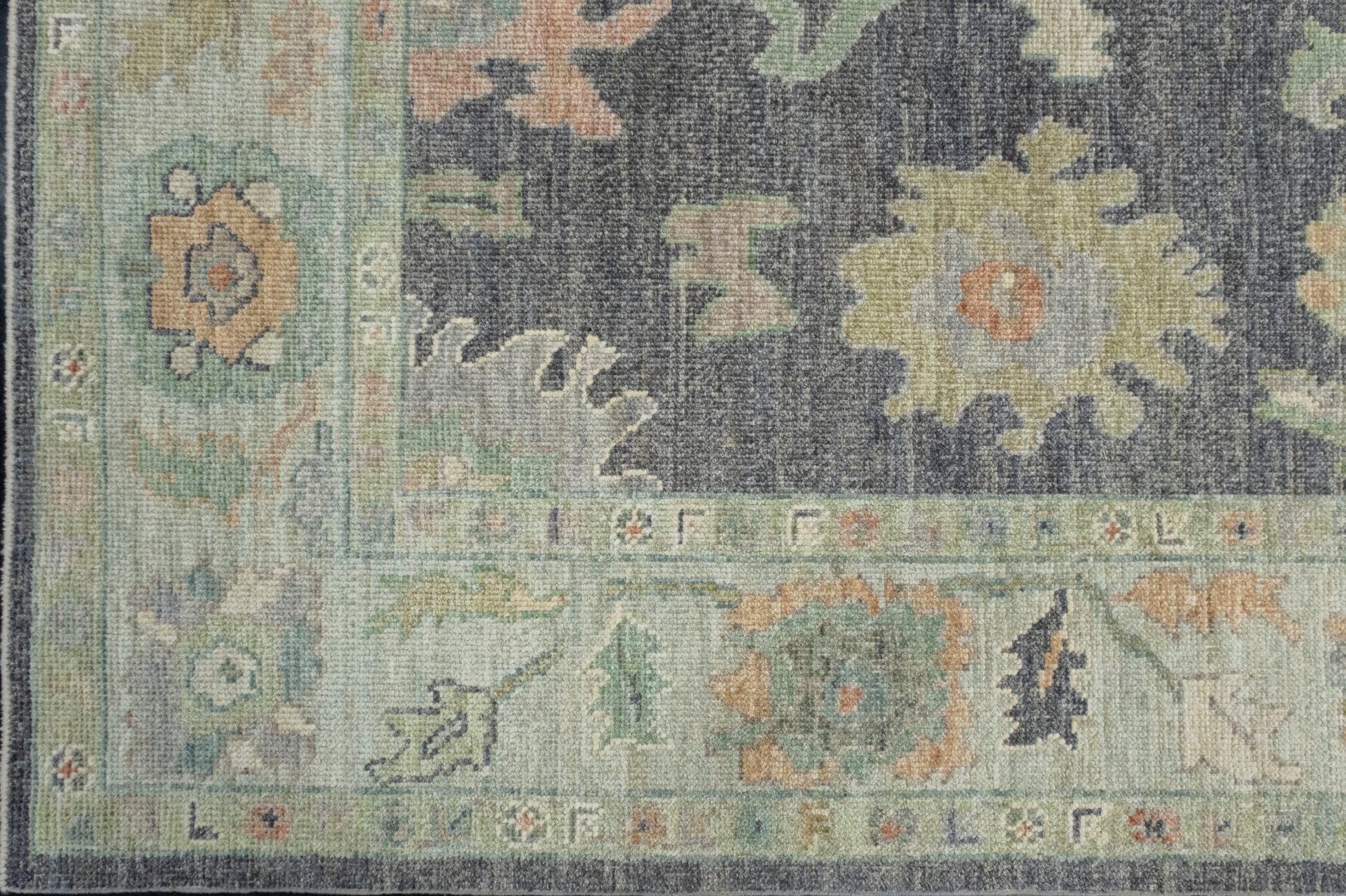 Turkish Oushak Rug 6'2" x 8'9" #16541