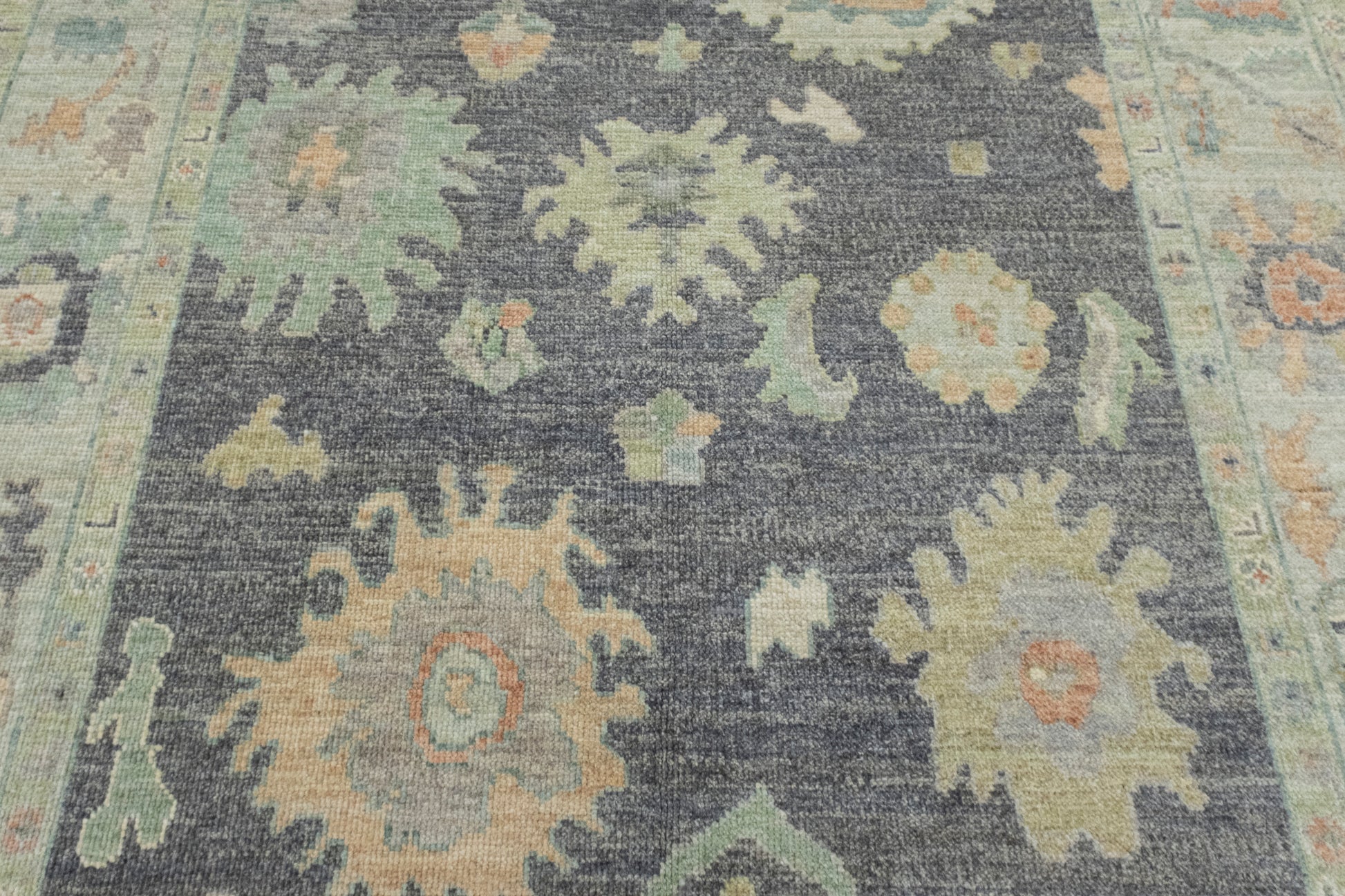 Turkish Oushak Rug 6'2" x 8'9" #16541