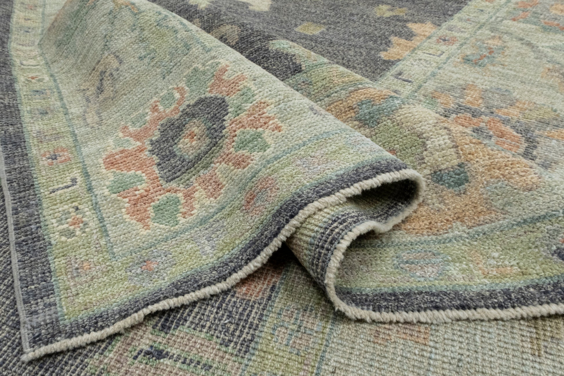 Turkish Oushak Rug 6'2" x 8'9" #16541
