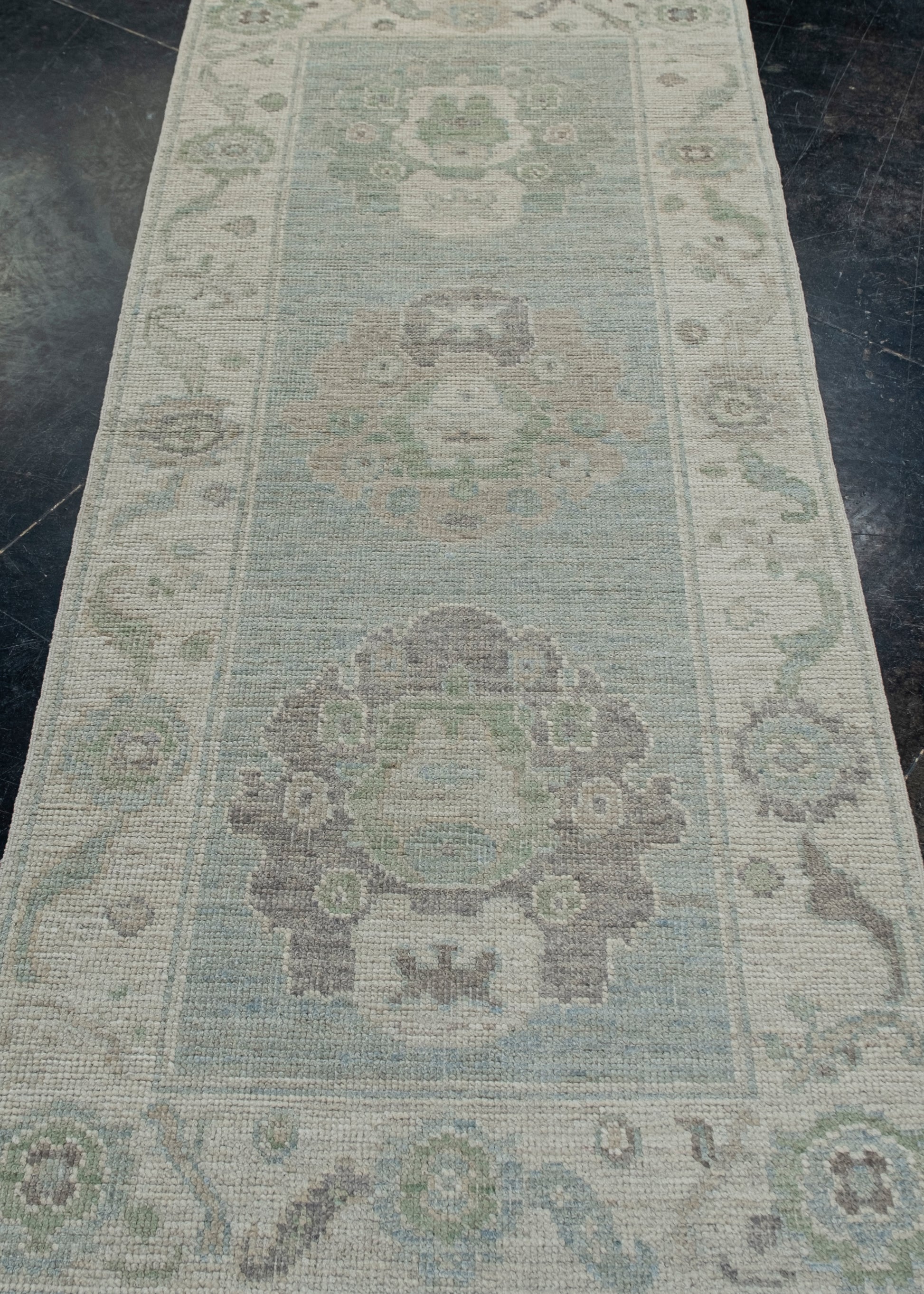 Turkish Oushak Rug 2'9" x 6'5" #11648