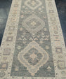 Turkish Oushak Rug 3' x 7'8" #12096