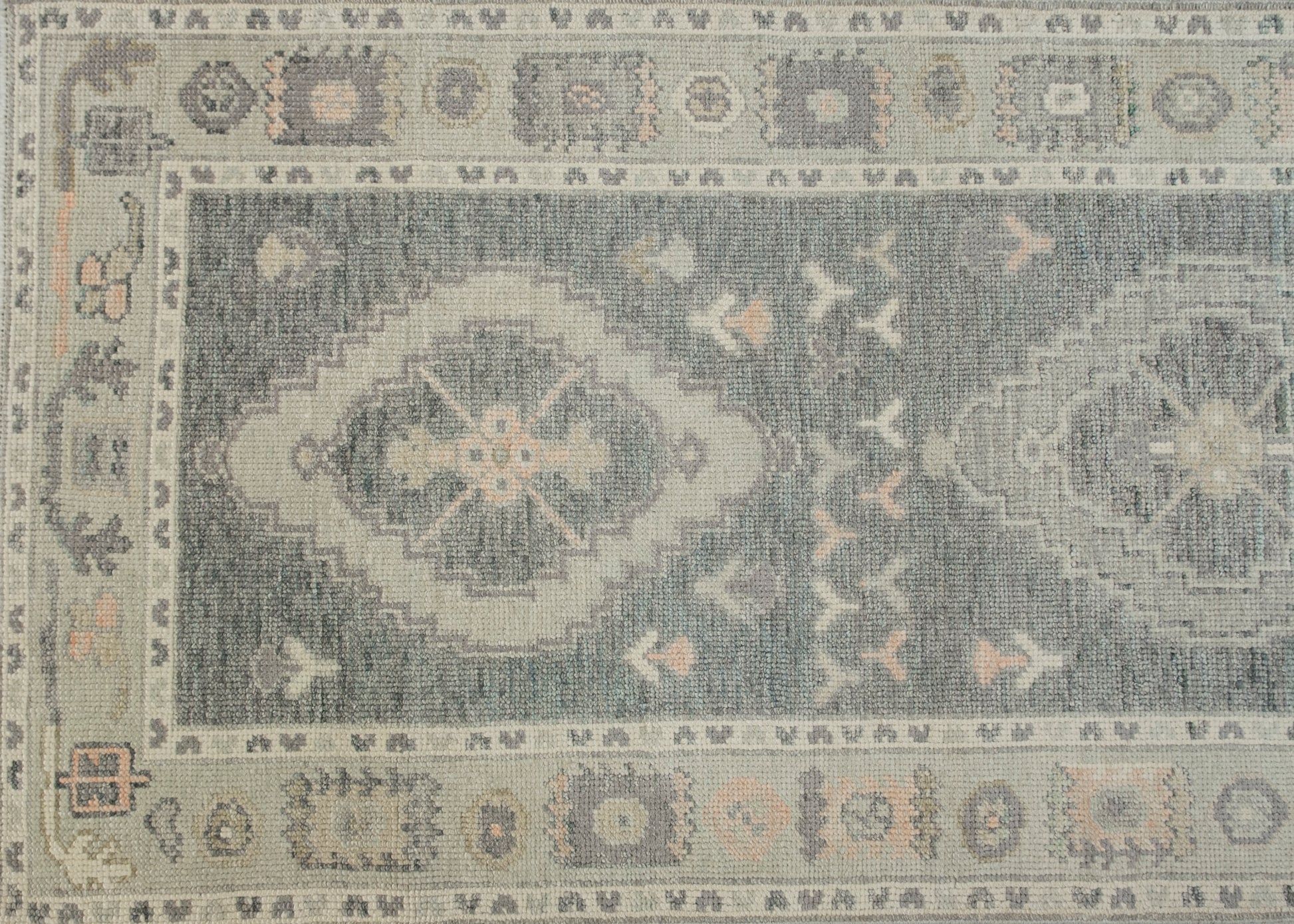 Turkish Oushak Rug 3' x 7'8" #12096