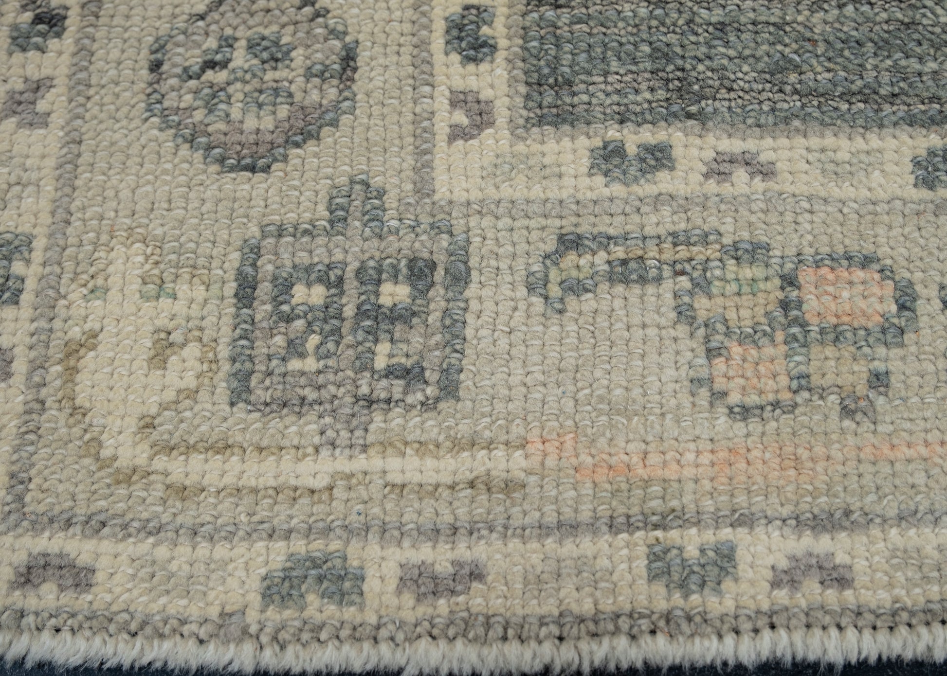 Turkish Oushak Rug 3' x 7'8" #12096