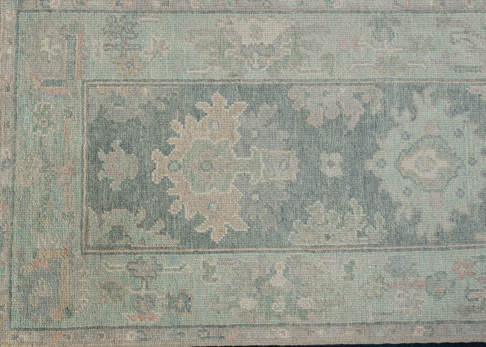Turkish Oushak Rug 2'9" x 8' #12086
