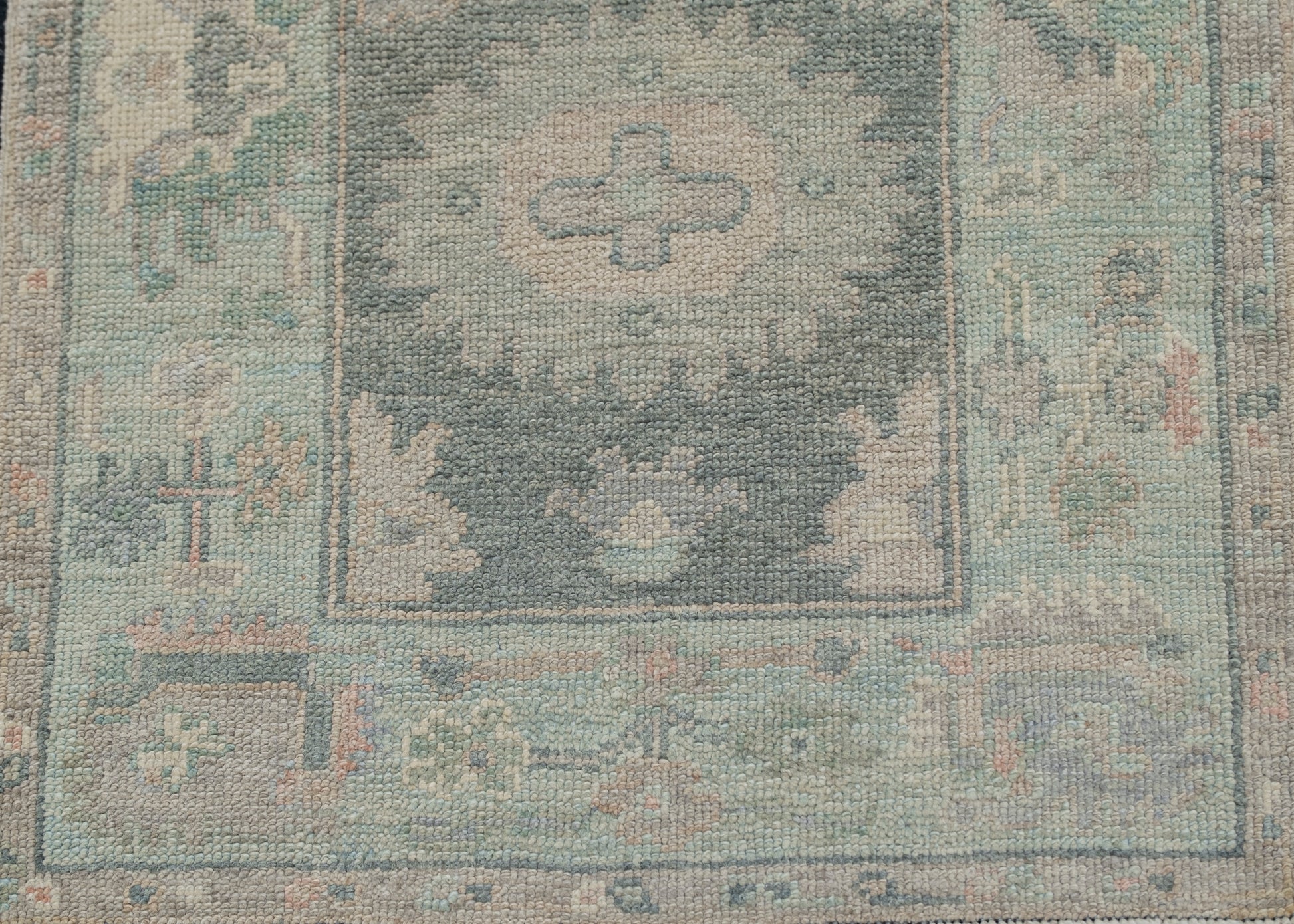 Turkish Oushak Rug 2'9" x 8' #12086