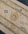 Turkish Oushak Rug 3'1" x 8' #2185