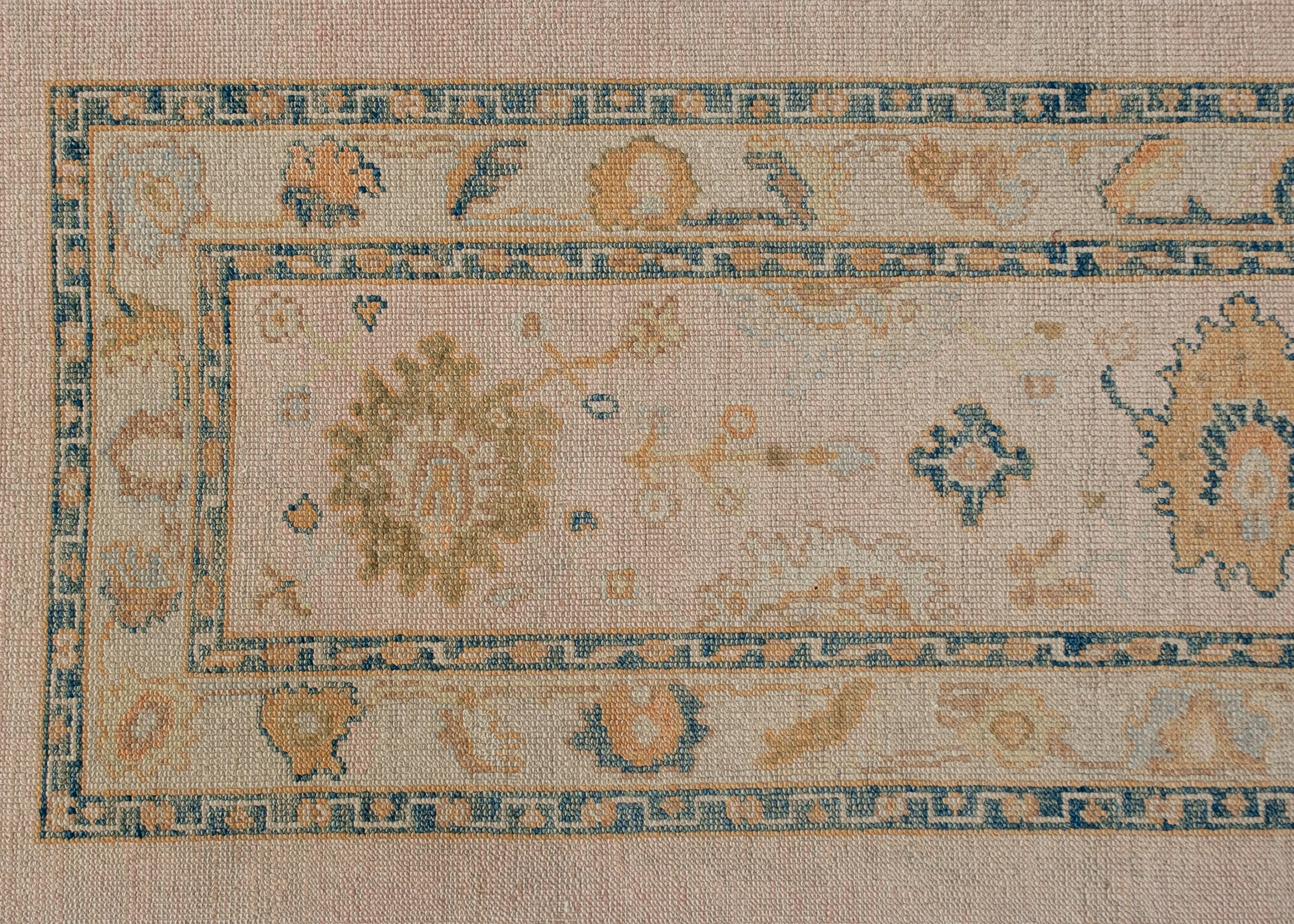 Turkish Oushak Rug 3'1" x 8' #2185