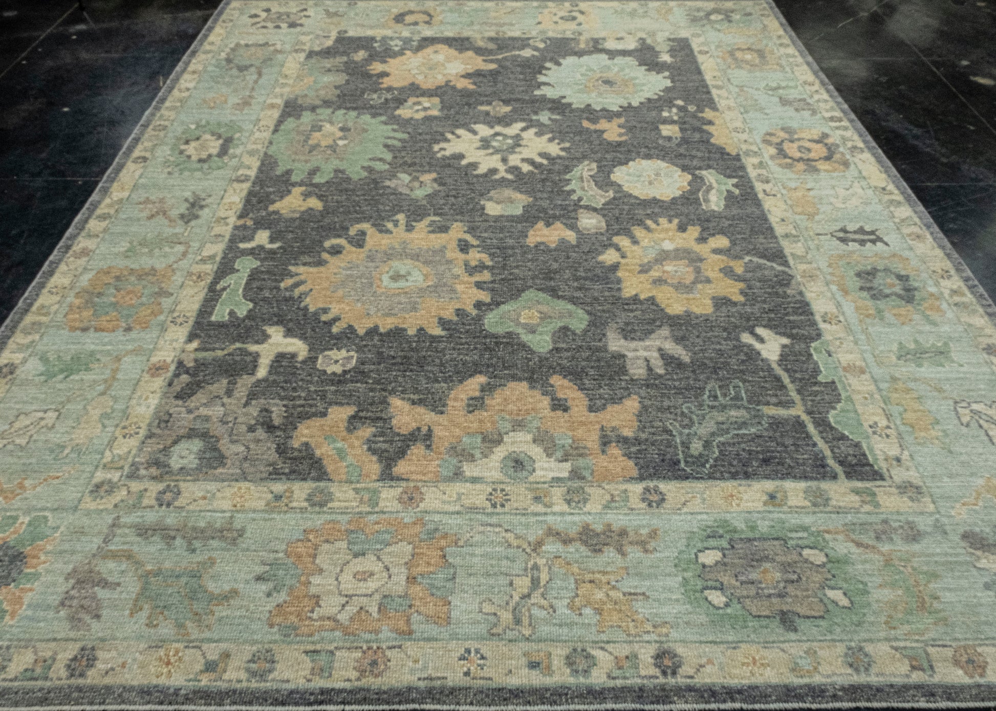 Turkish Oushak Rug 8'4" x 10'3" #16532