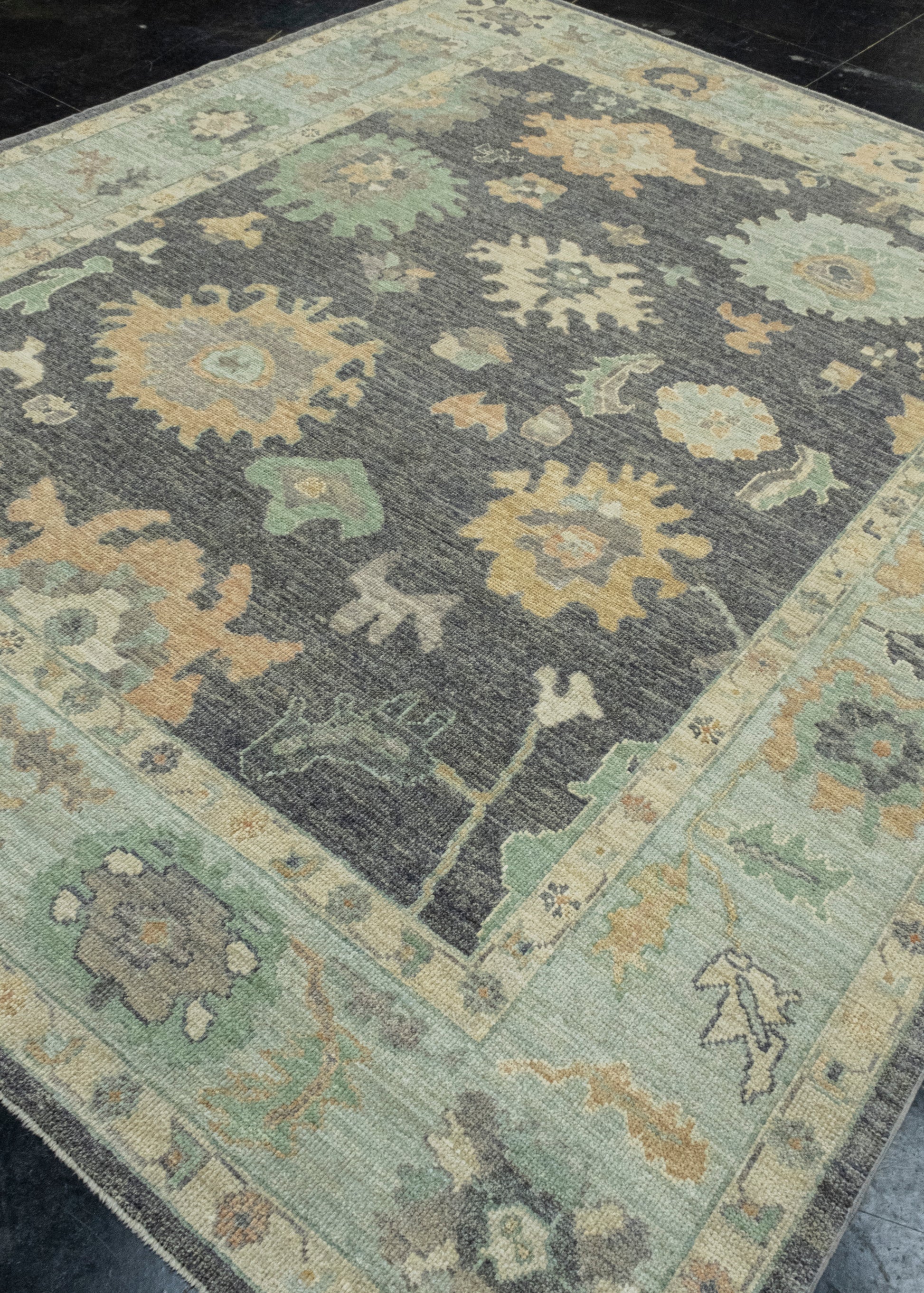 Turkish Oushak Rug 8'4" x 10'3" #16532