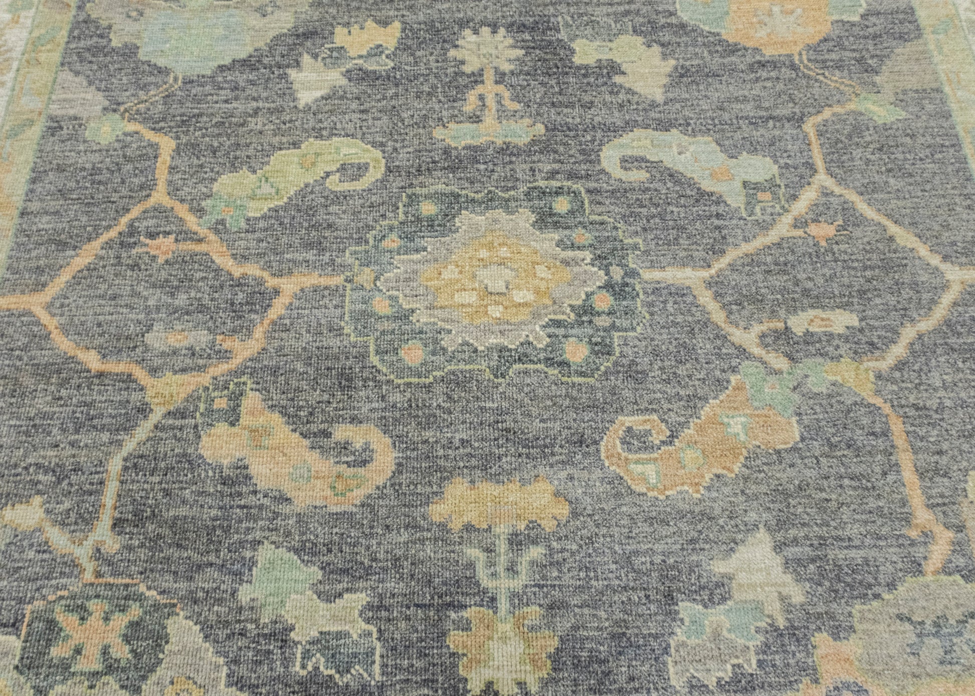 Turkish Oushak Rug 8'6" x 10'3" #16530