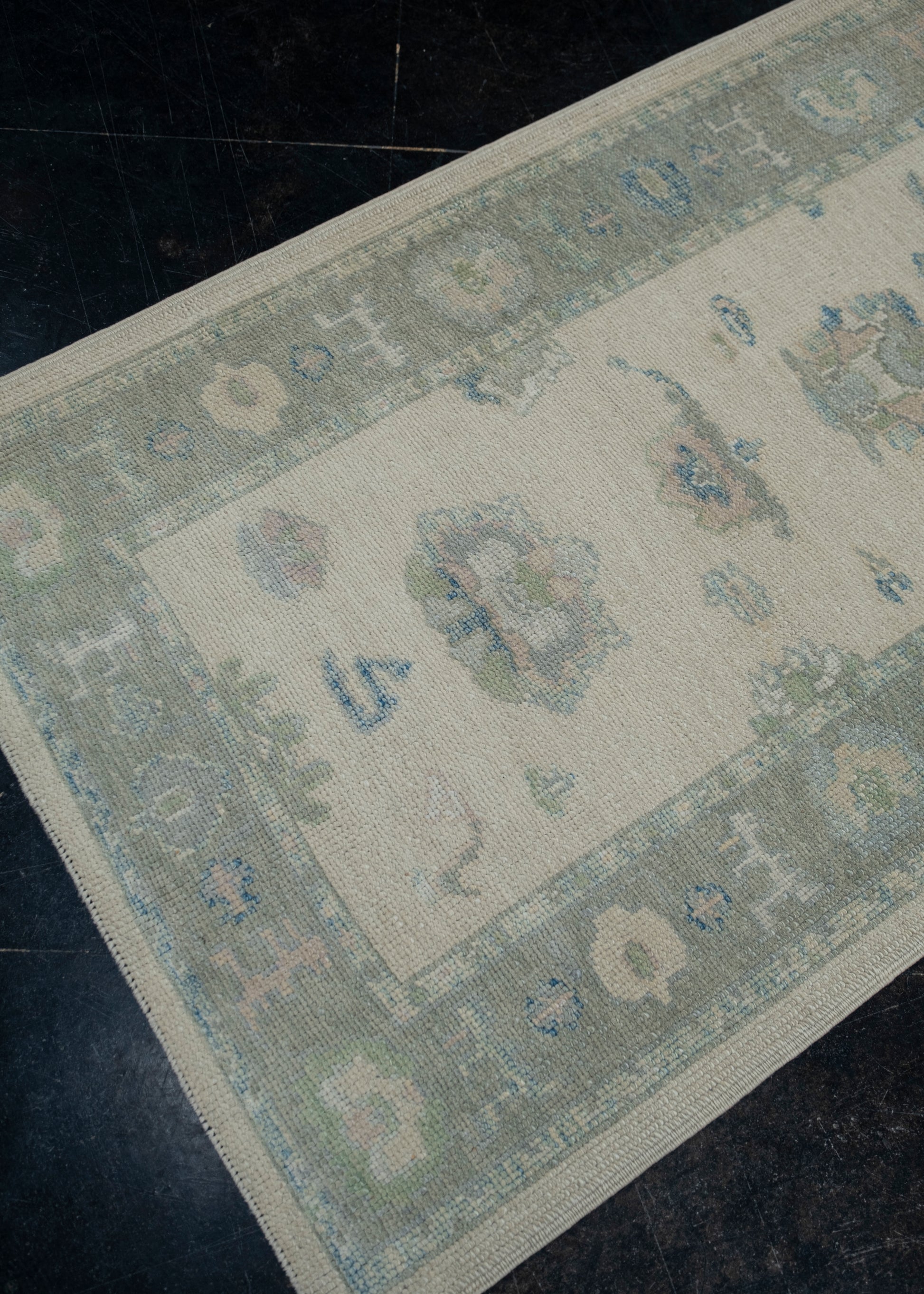 Turkish Oushak Rug 3'2" x 6' #12141