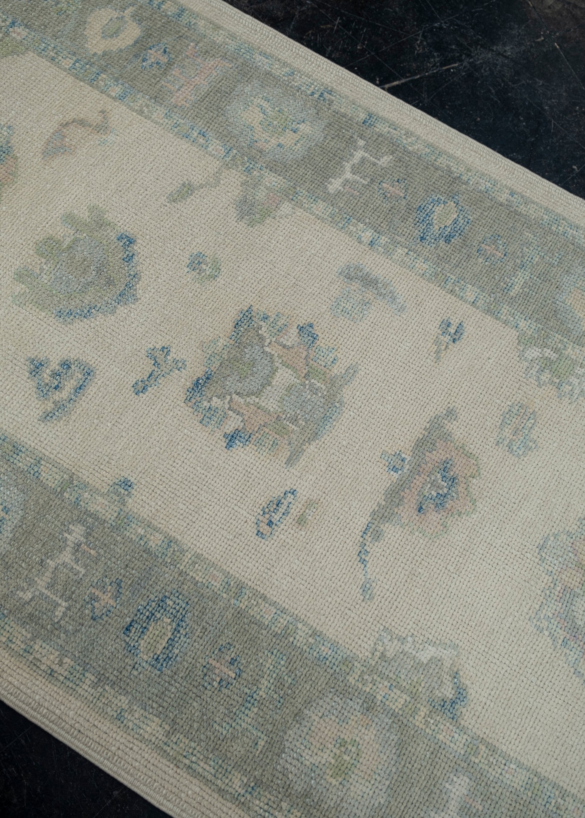 Turkish Oushak Rug 3'2" x 6' #12141