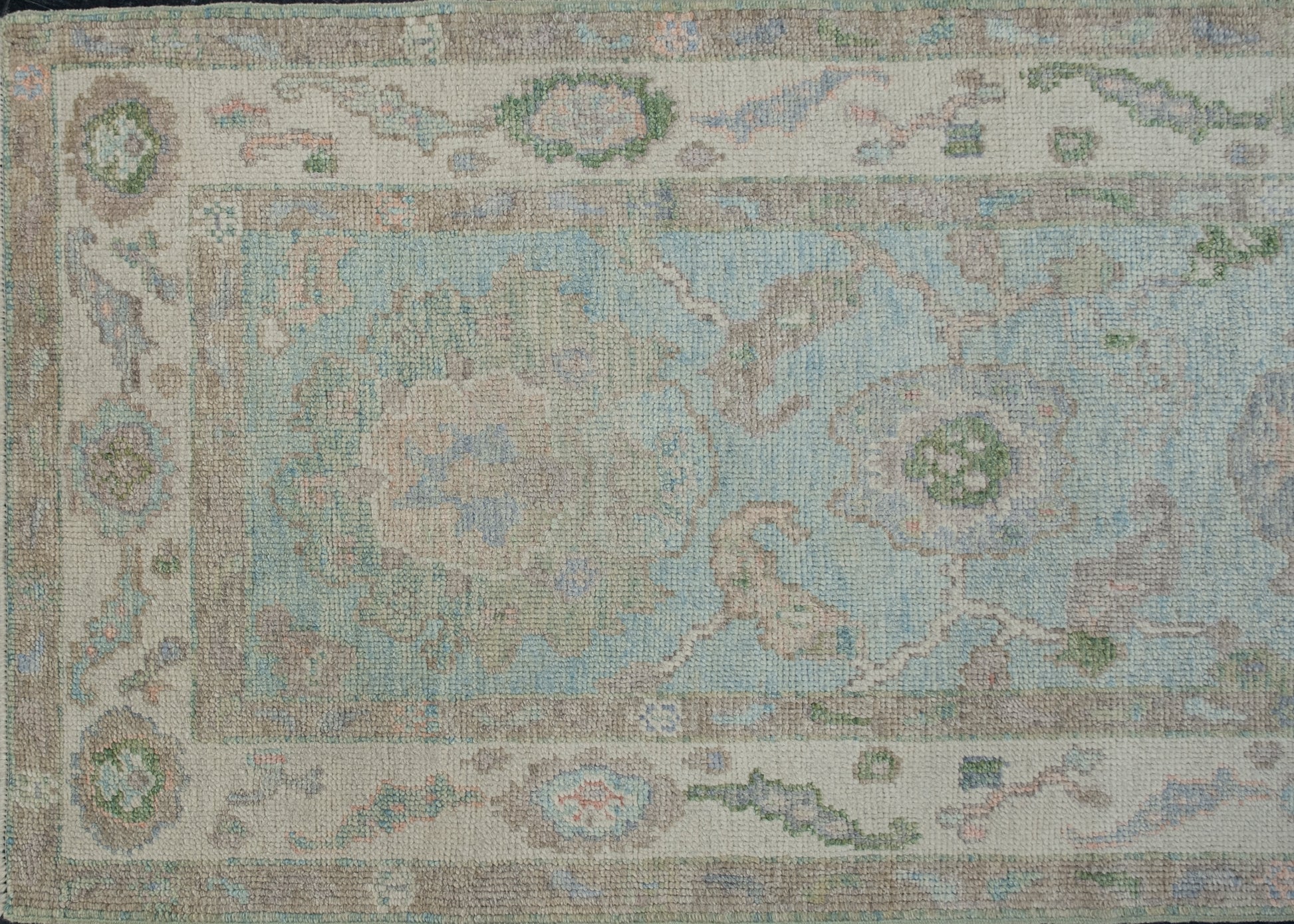 Turkish Oushak Rug 2'10" x 6' #12038