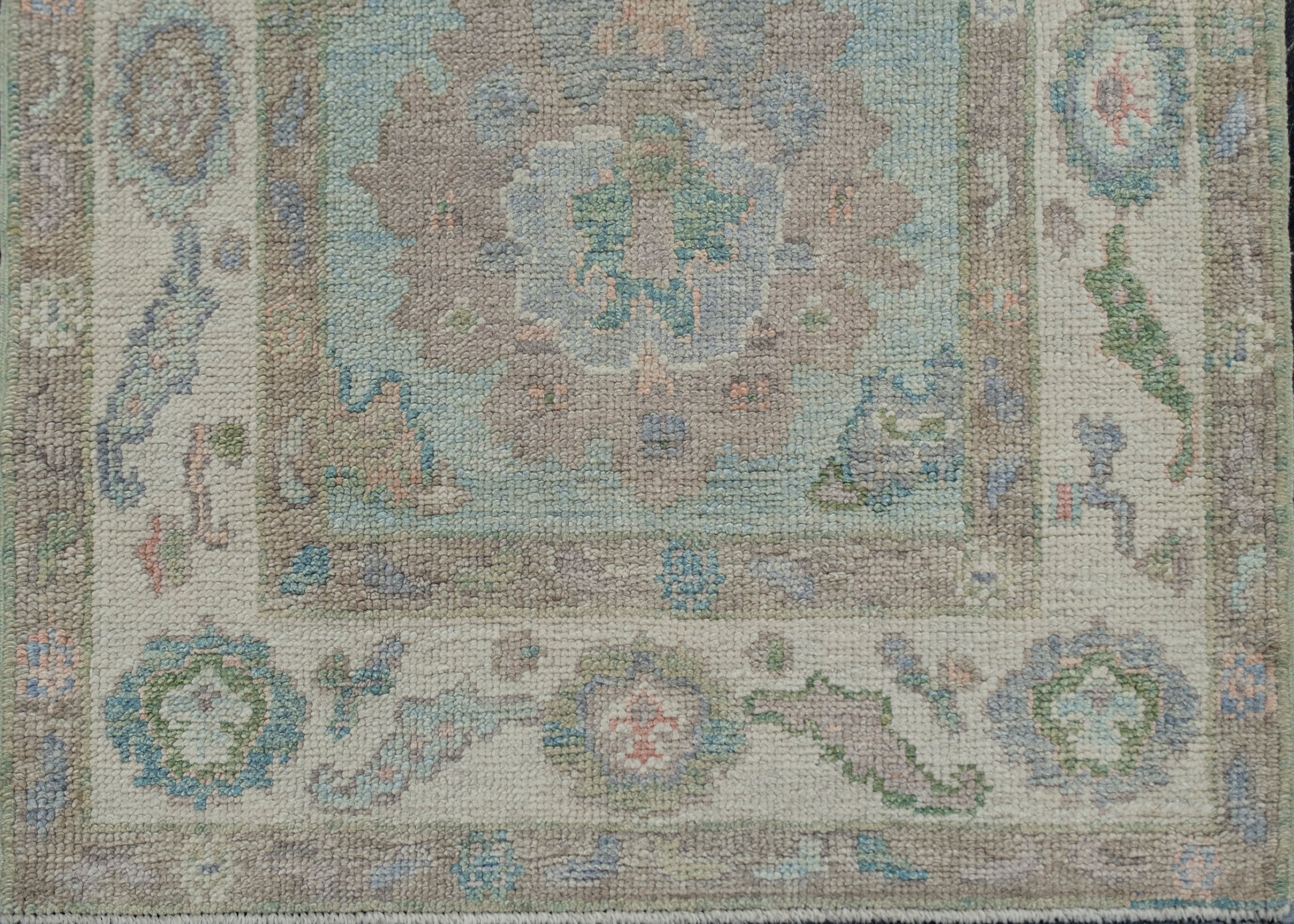 Turkish Oushak Rug 2'10" x 6' #12038