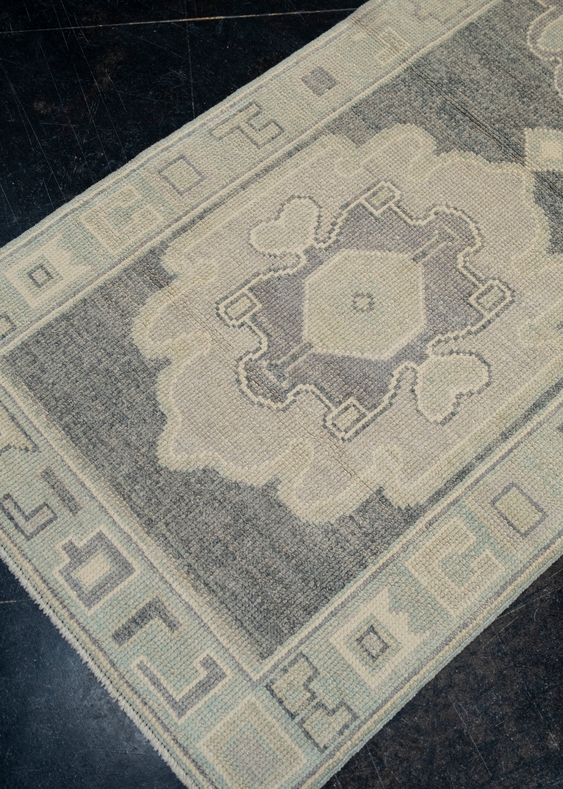 Turkish Oushak Rug 2'8" x 6'3" #12122