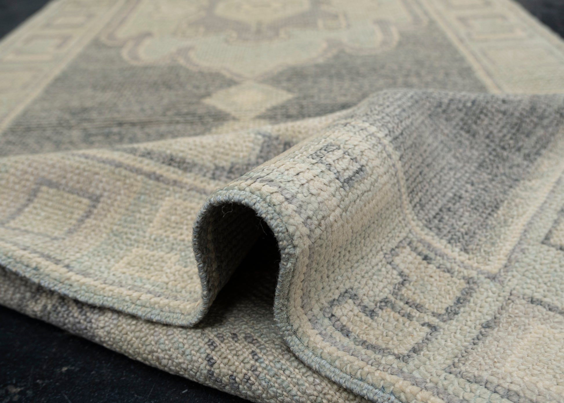 Turkish Oushak Rug 2'8" x 6'3" #12122