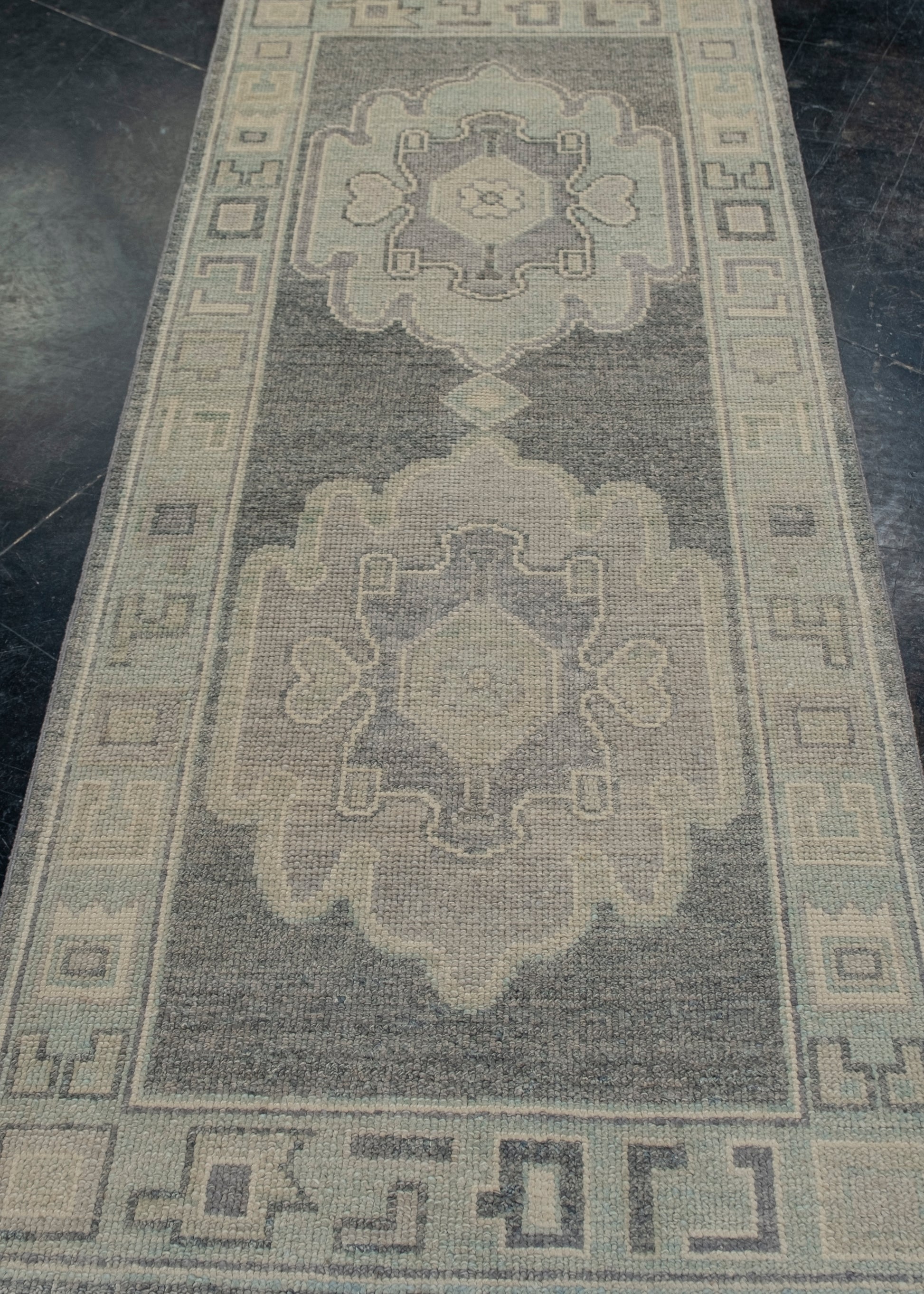 Turkish Oushak Rug 2'9" x 6'8" #12115