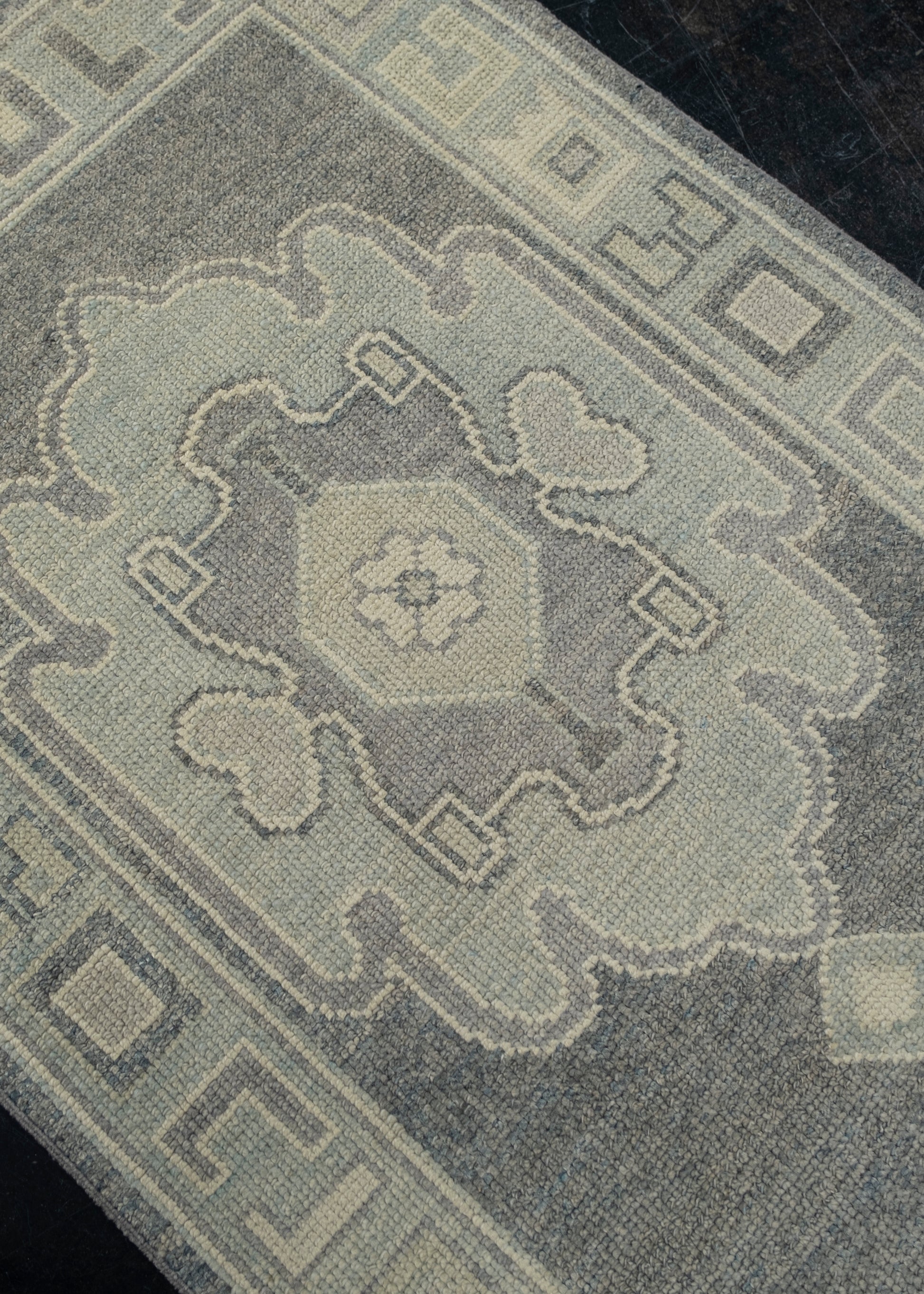 Turkish Oushak Rug 2'9" x 6'8" #12115