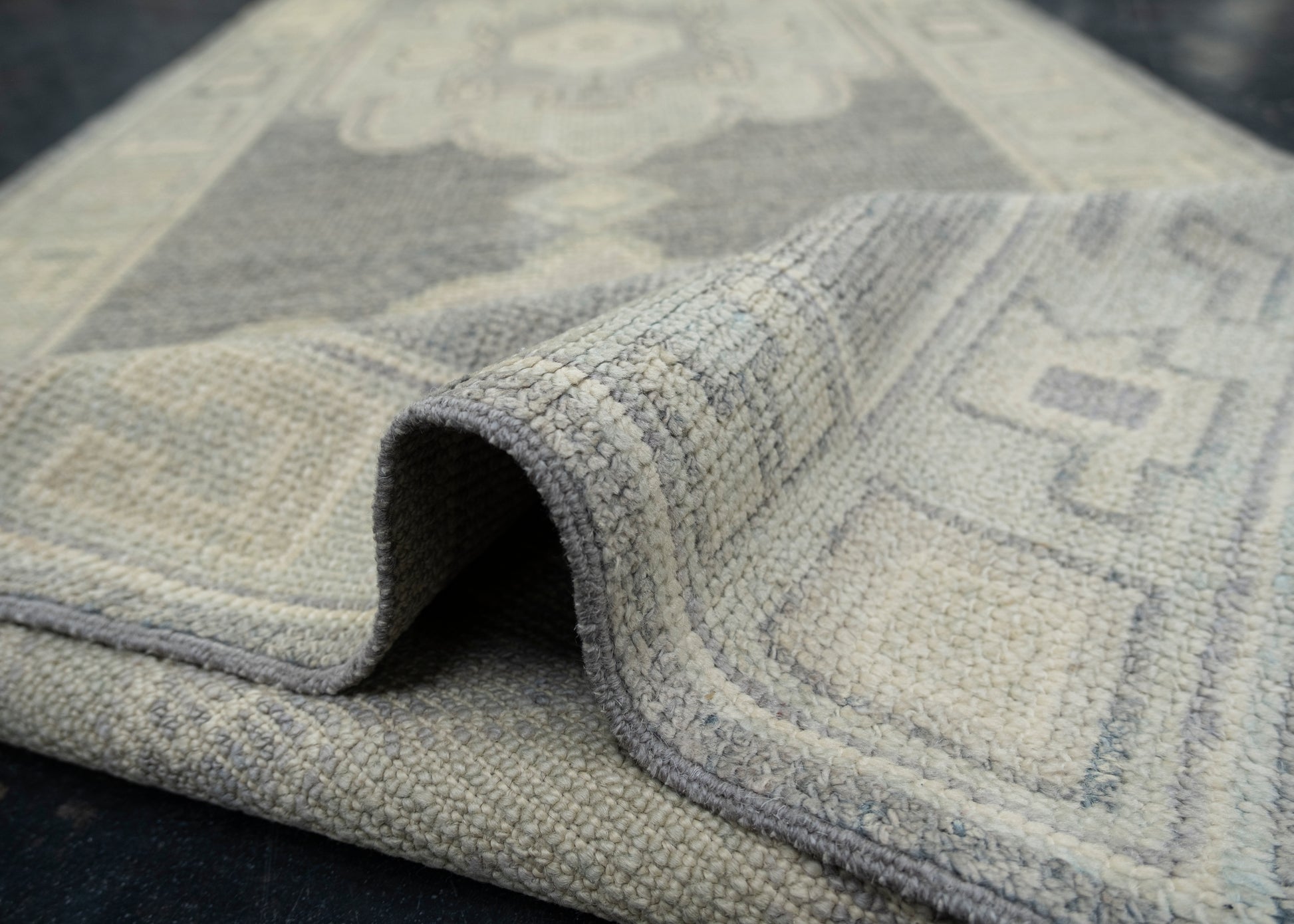Turkish Oushak Rug 2'9" x 6'8" #12115