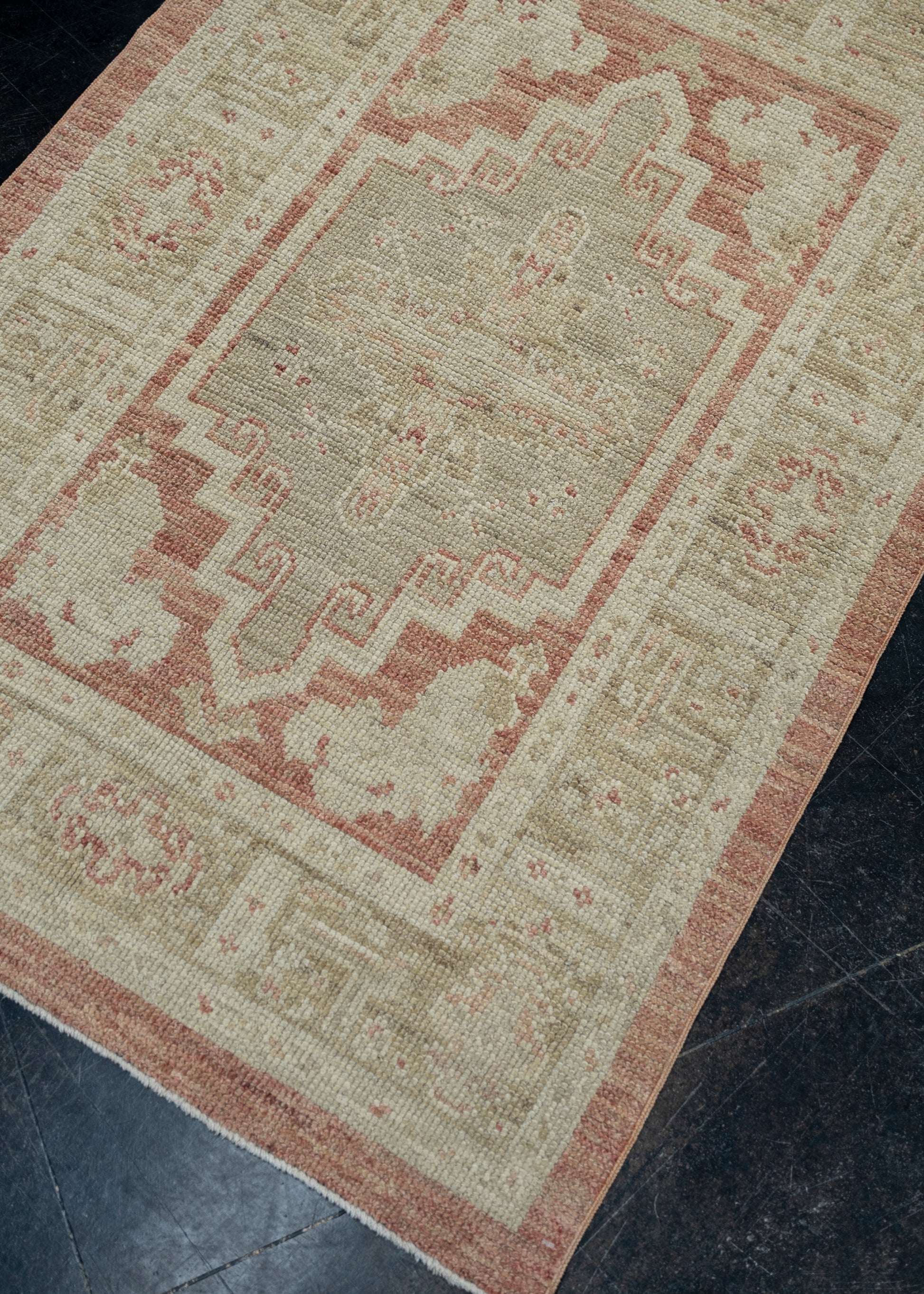 Turkish Oushak Rug 2'10" x 4'2" #2162