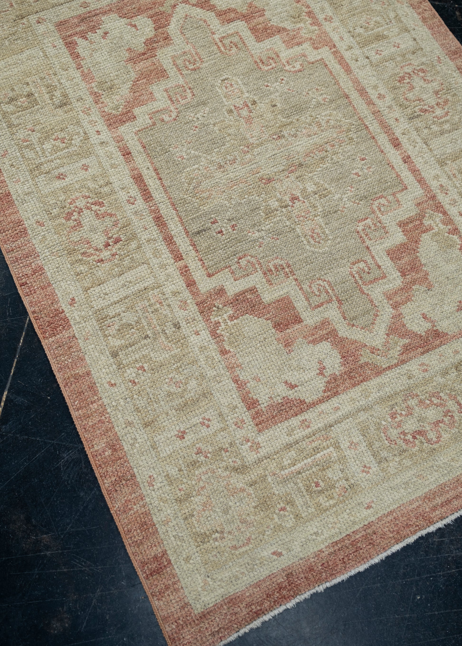 Turkish Oushak Rug 2'10" x 4'2" #2162