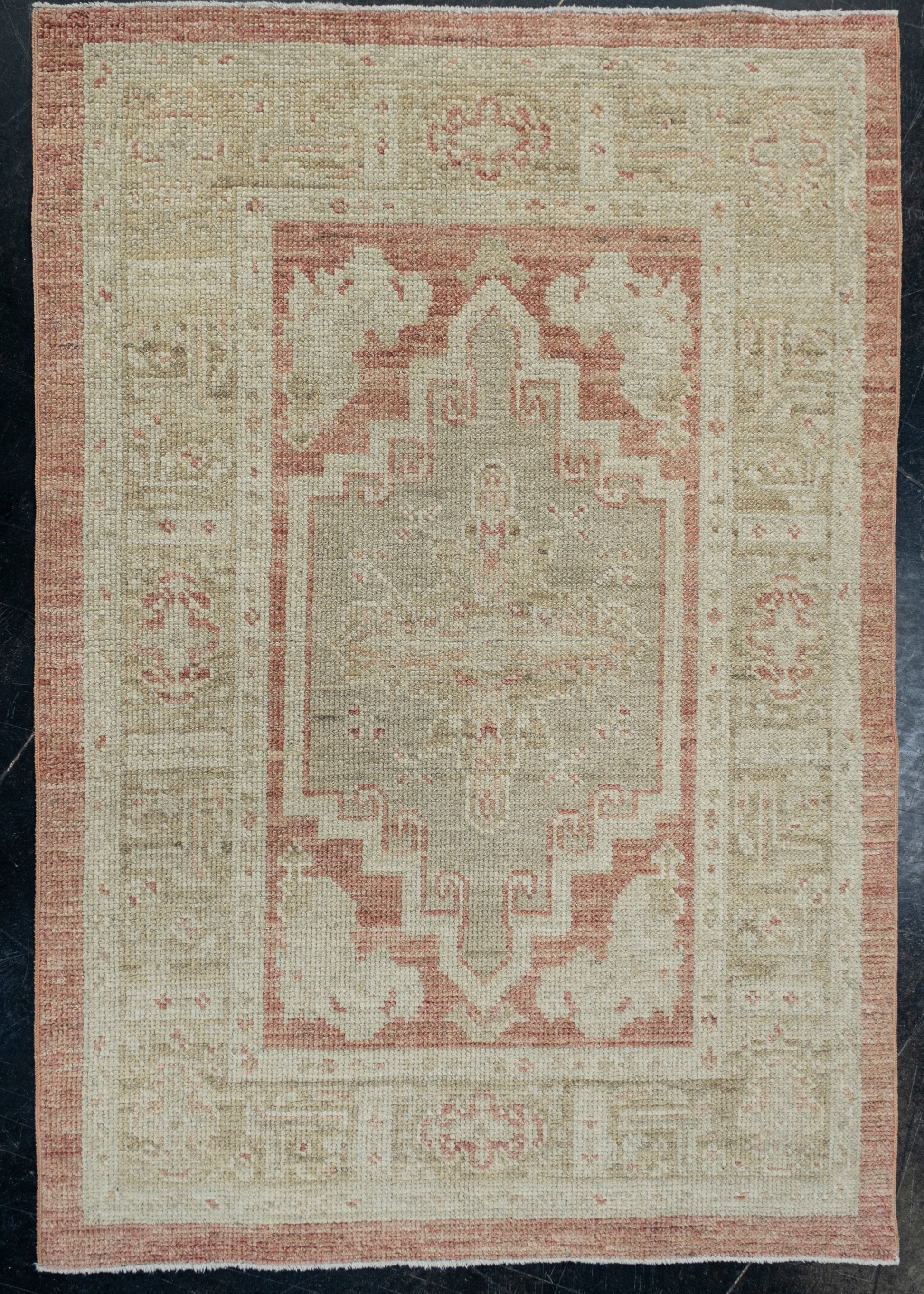 Turkish Oushak Rug 2'10" x 4'2" #2162