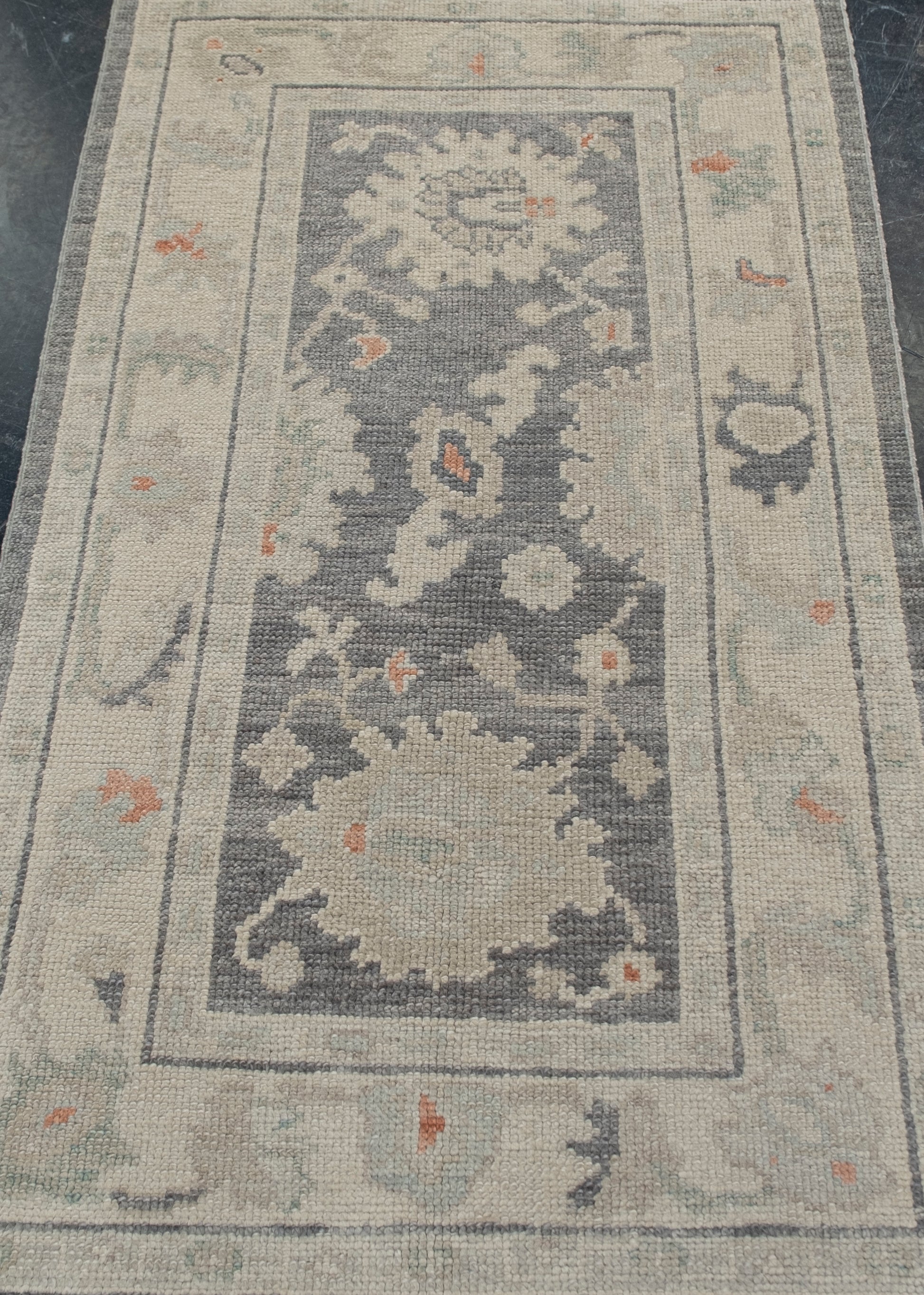 Turkish Oushak Rug 2'8" x 4'8" #2176