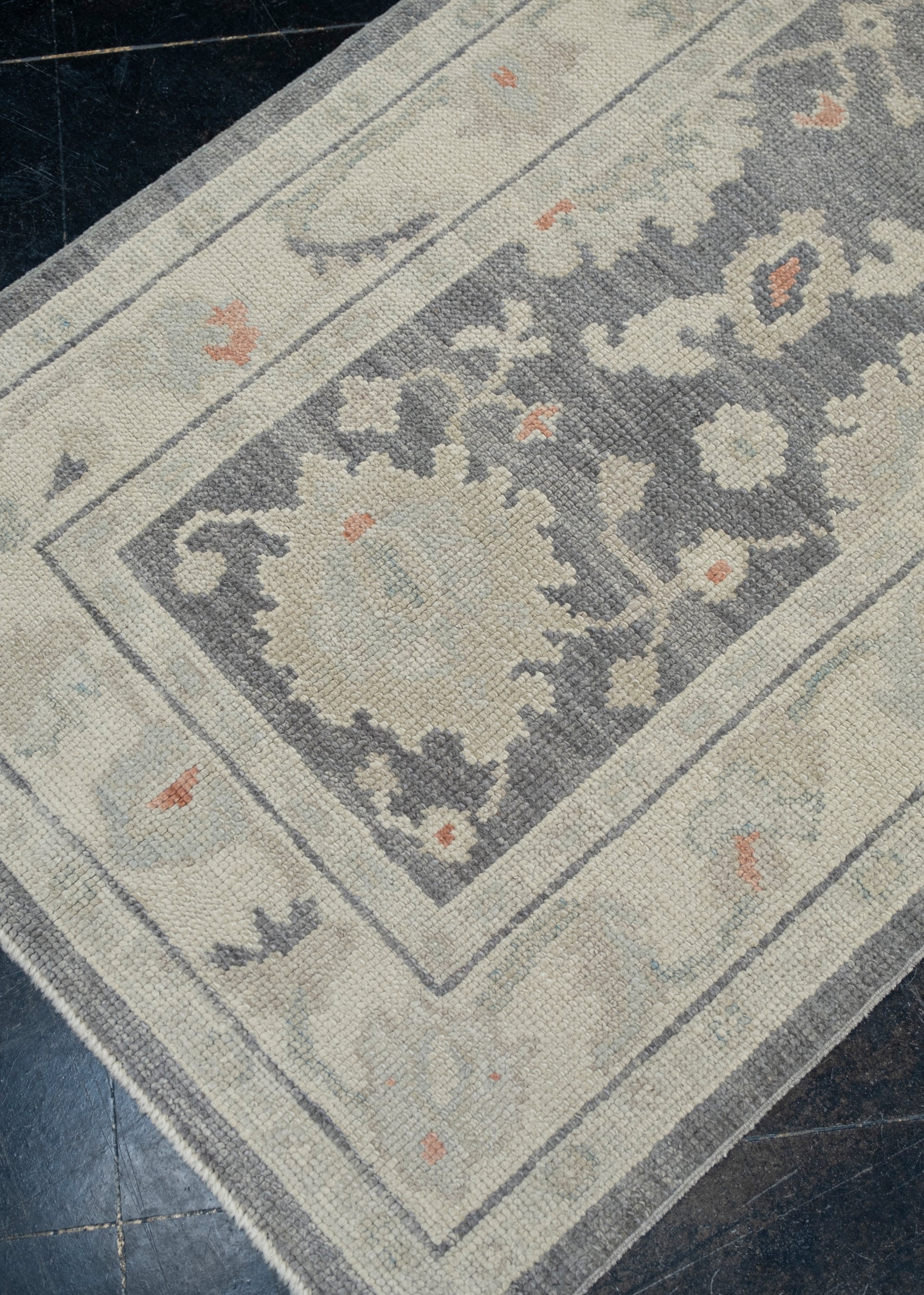 Turkish Oushak Rug 2'8" x 4'8" #2176