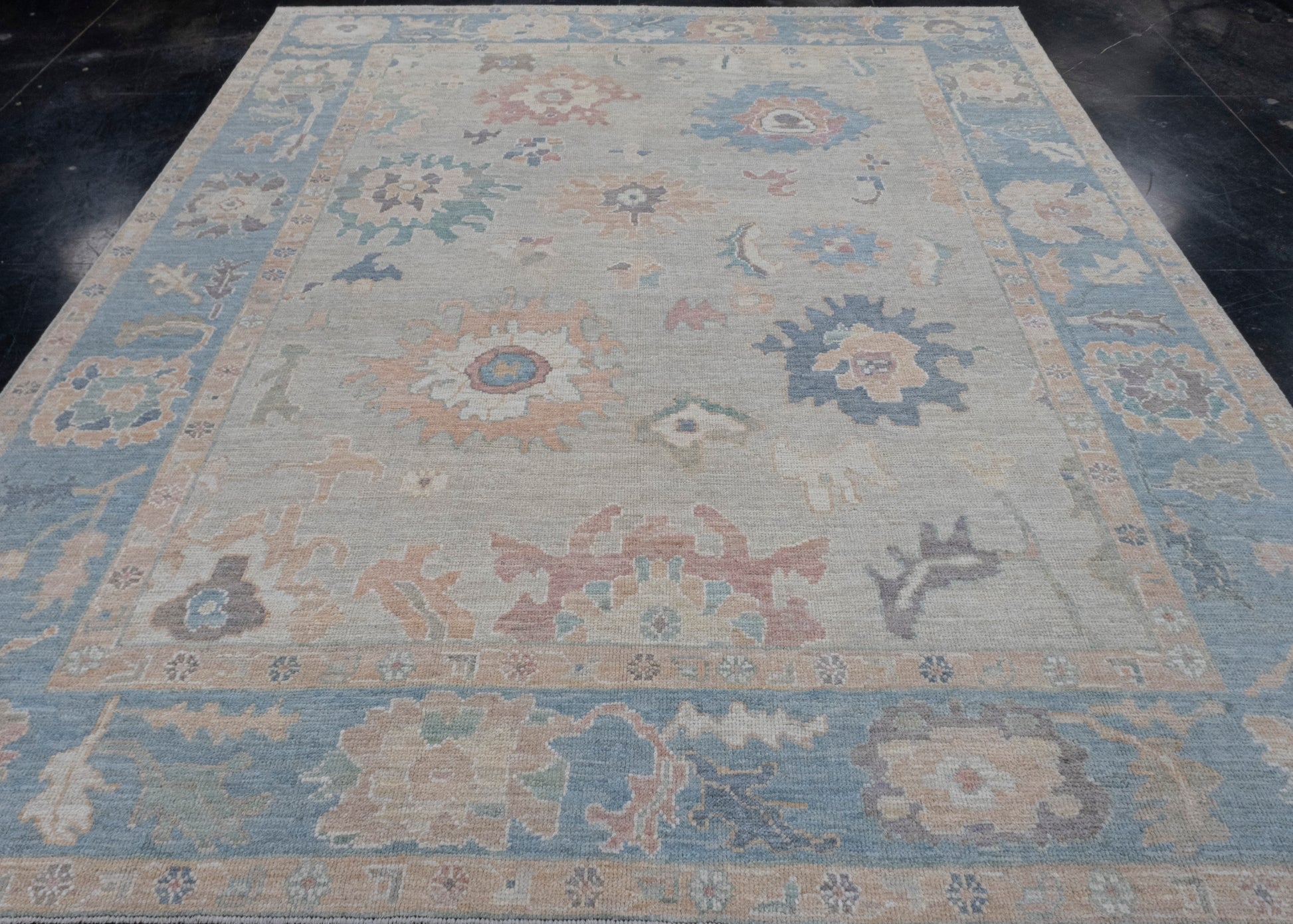 Turkish Oushak Rug 8'6" x 10'1" #16118