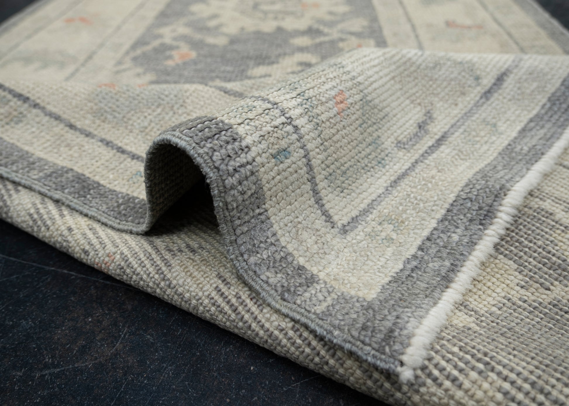 Turkish Oushak Rug 2'8" x 4'8" #2176