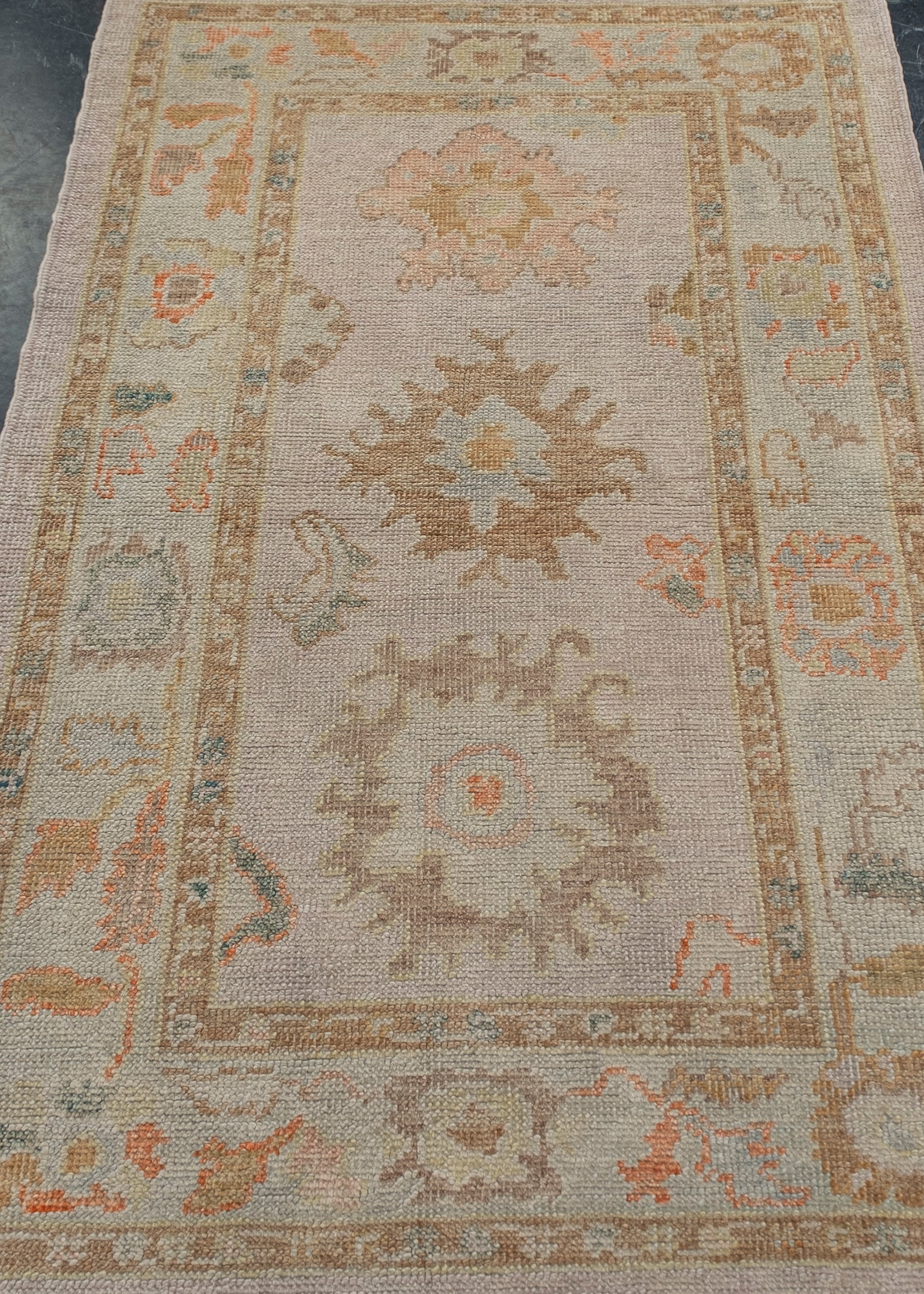 Turkish Oushak Rug 3'1" x 5' #2296