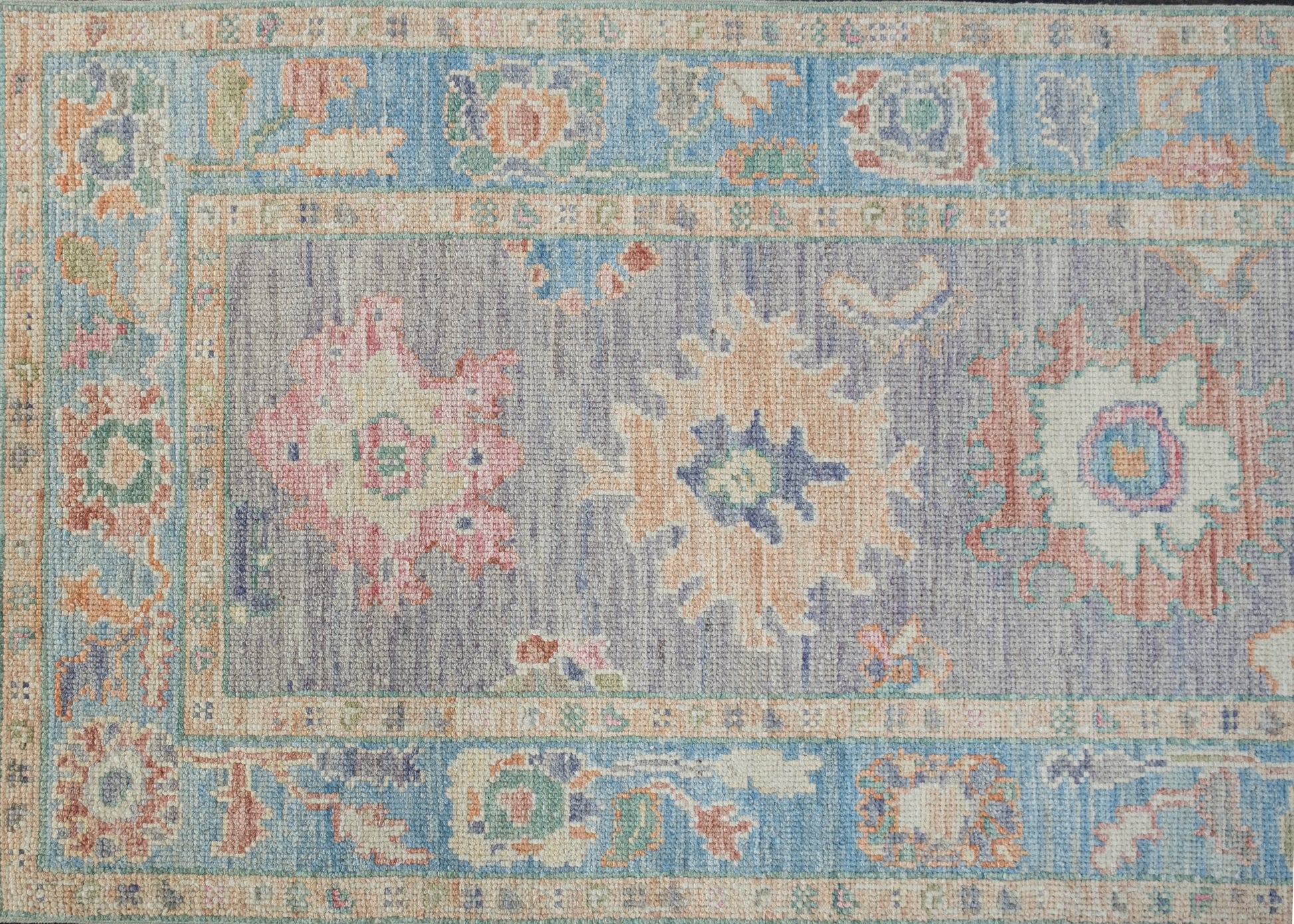 Turkish Oushak Rug 2'11" x 4'9" #2293