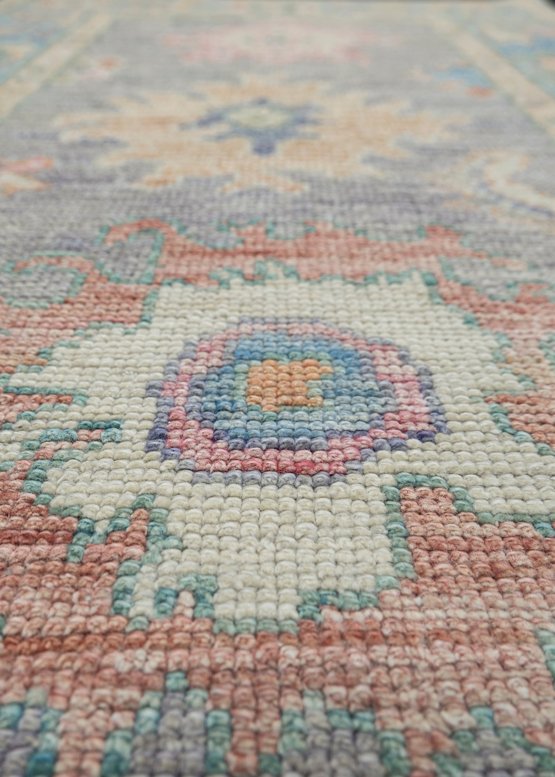 Turkish Oushak Rug 2'11" x 4'9" #2293