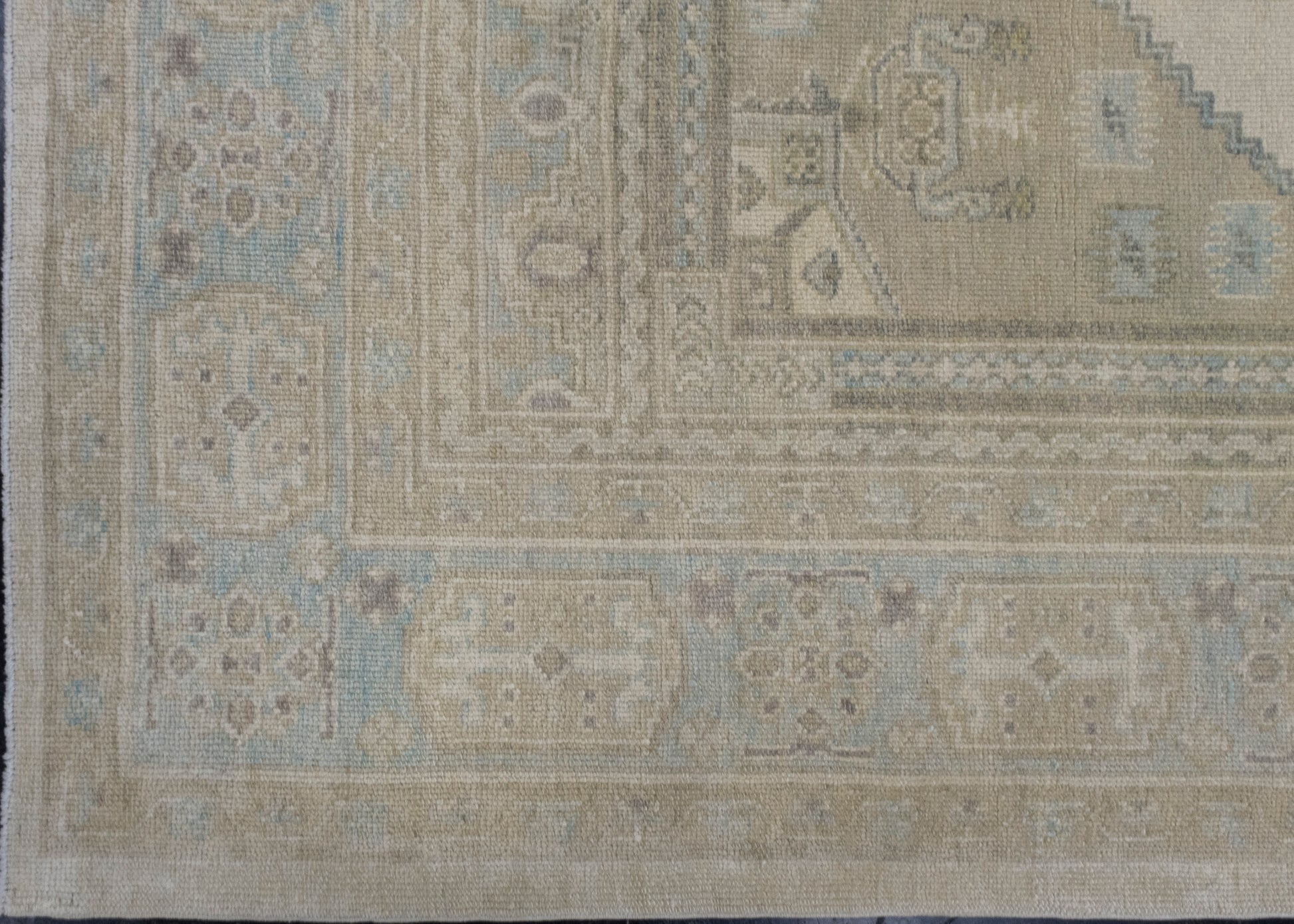 Turkish Antique Look Oushak Rug 8'4" x 10'2" #16733