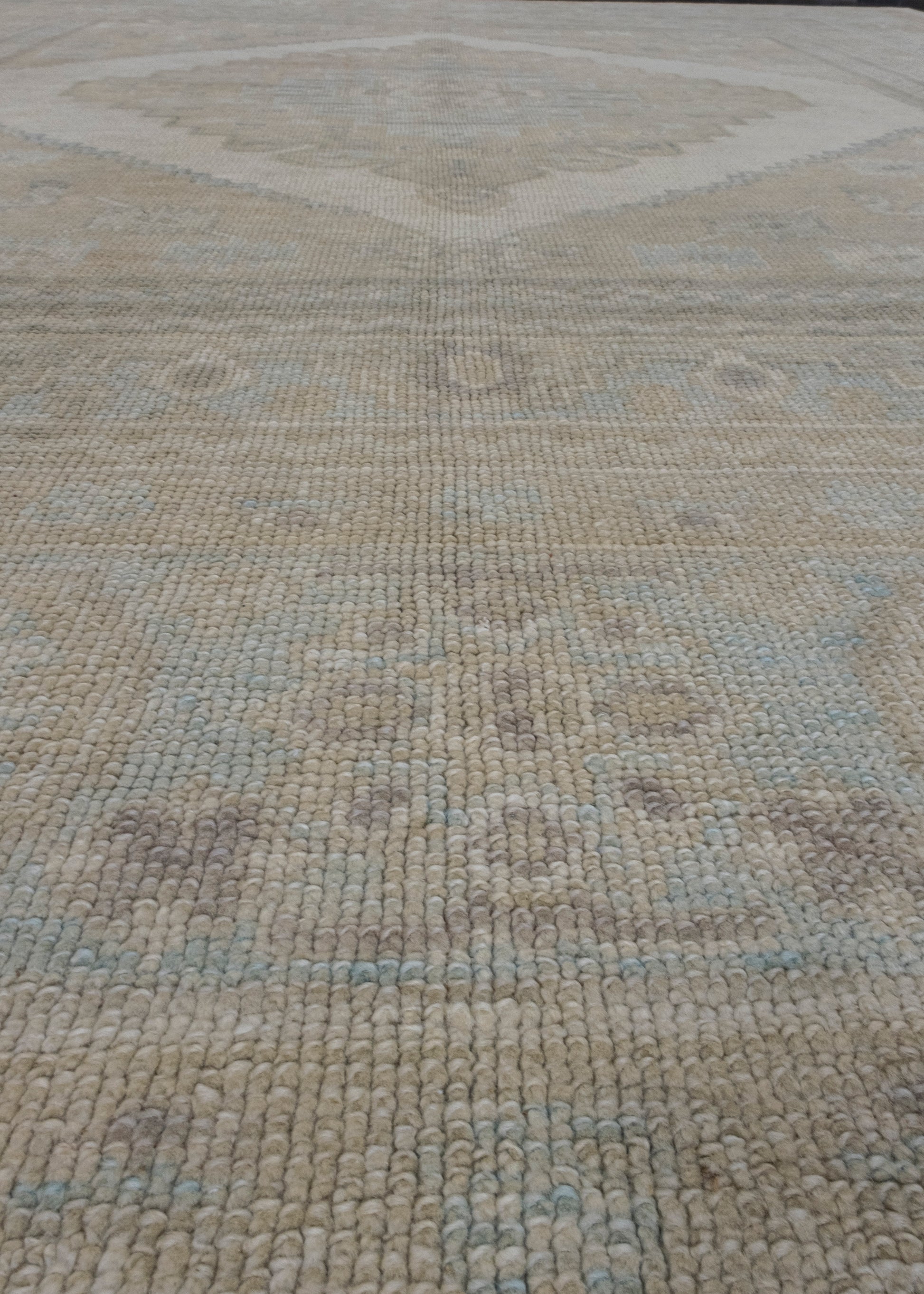Turkish Antique Look Oushak Rug 8'4" x 10'2" #16733