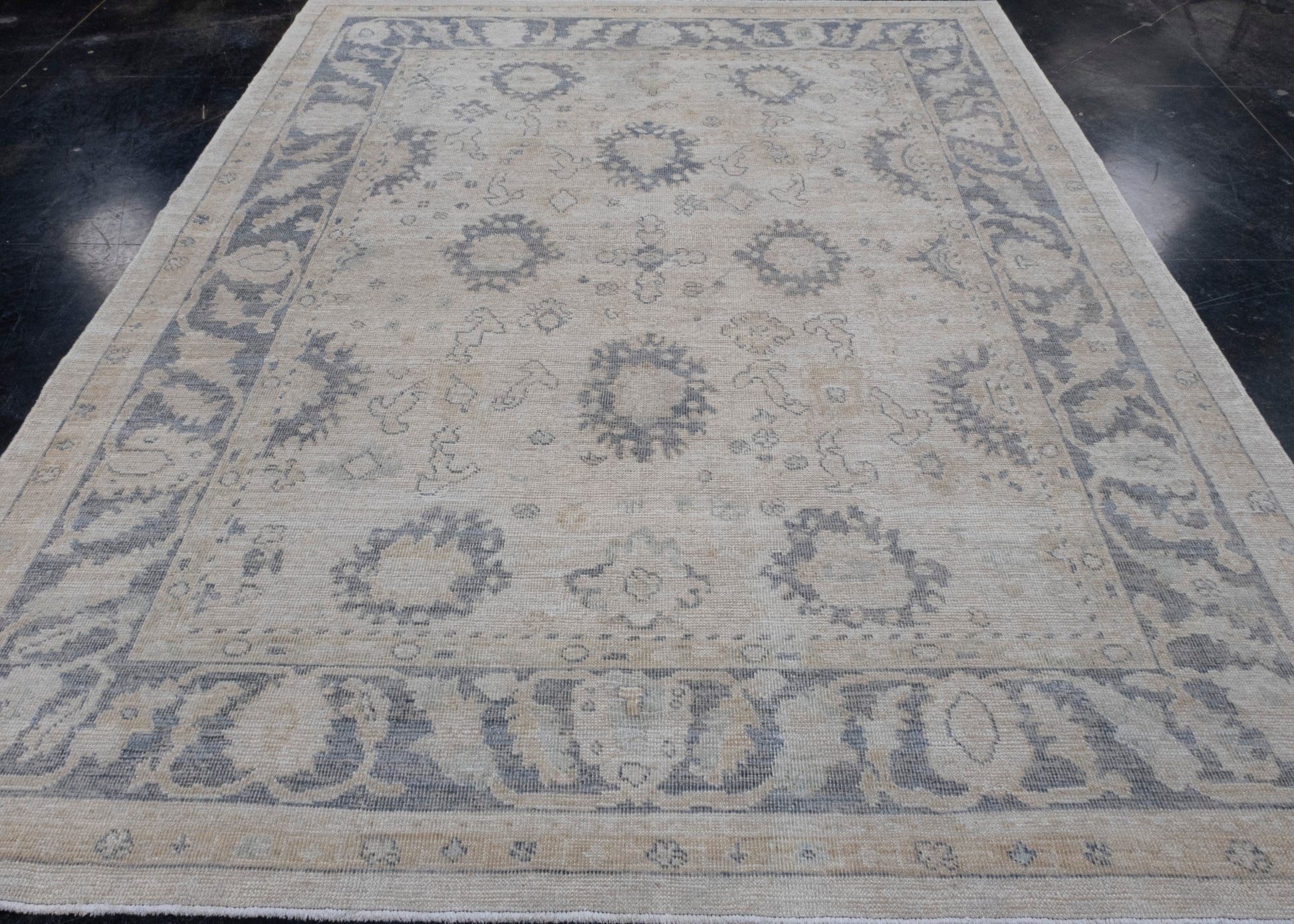 Turkish Oushak Rug 7'10" x 10' #16584