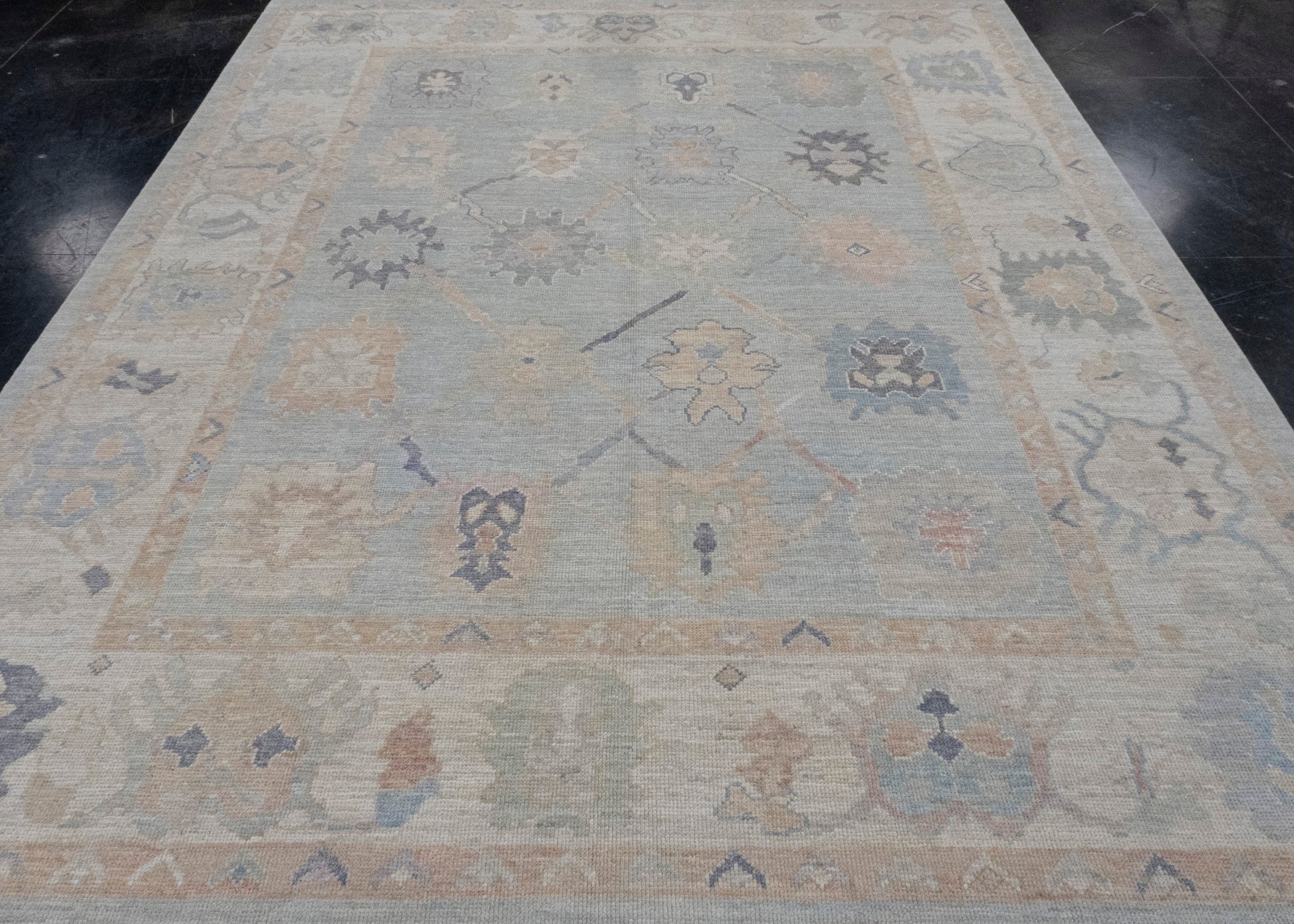 Turkish Oushak Rug 8'1" x 9'10" #16053