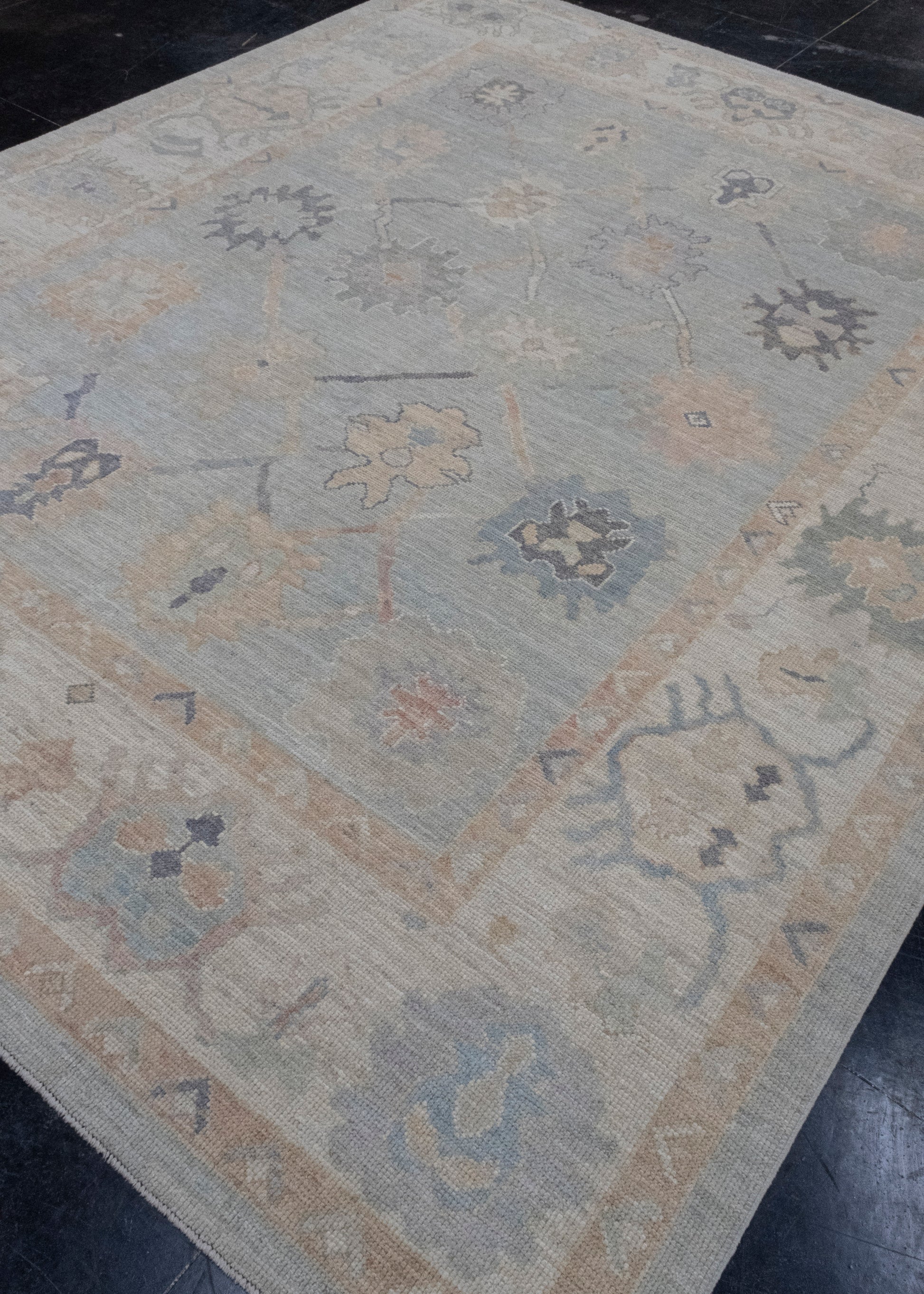 Turkish Oushak Rug 8'1" x 9'10" #16053