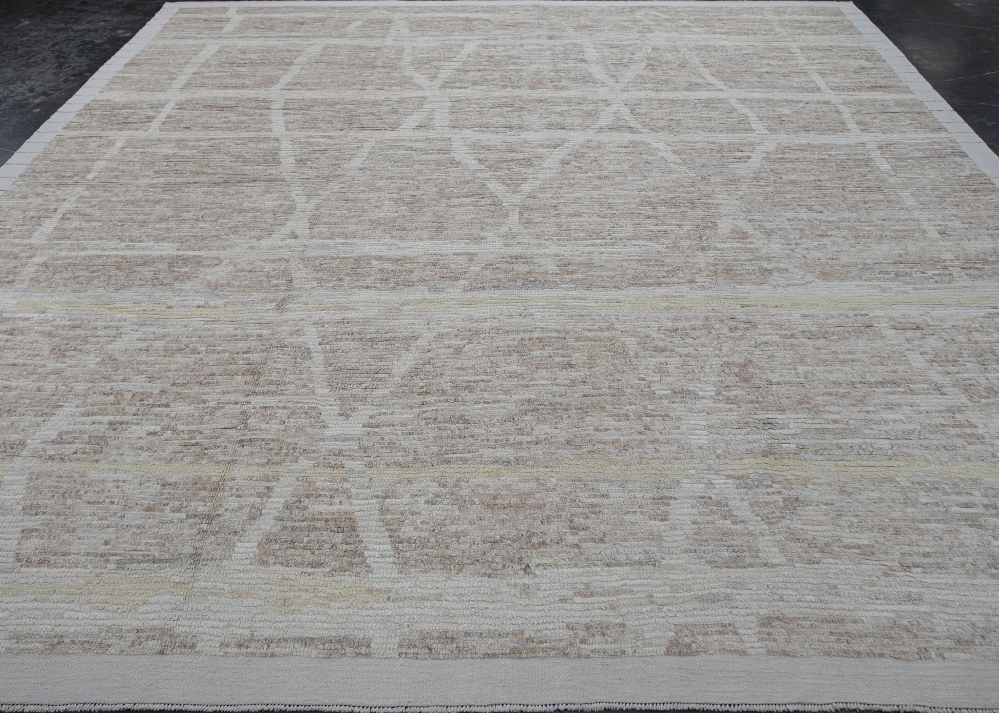 Square Hand Knotted Turkish Tulu Rug 11'4" x 11'9" #11621
