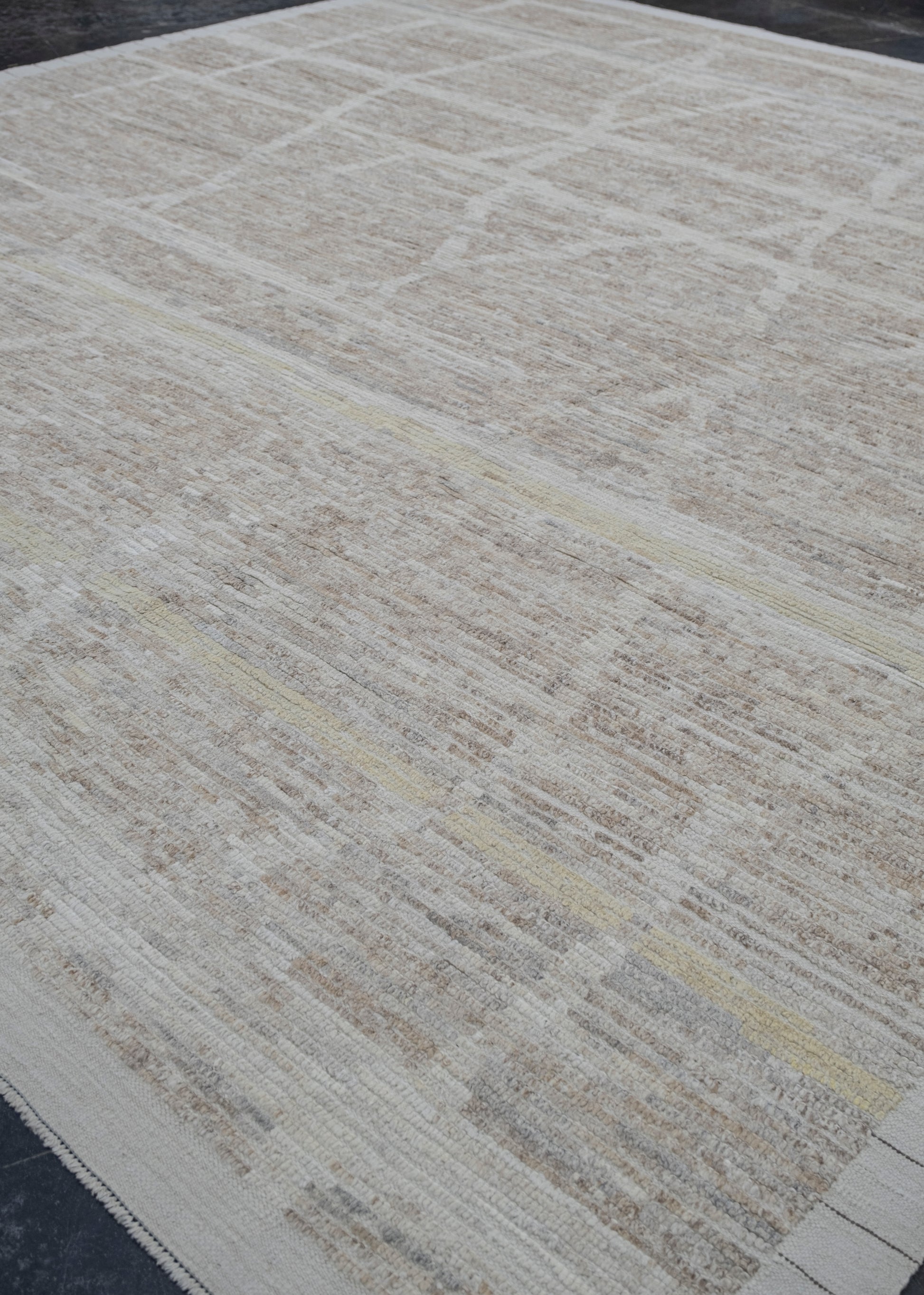 Square Hand Knotted Turkish Tulu Rug 11'4" x 11'9" #11621
