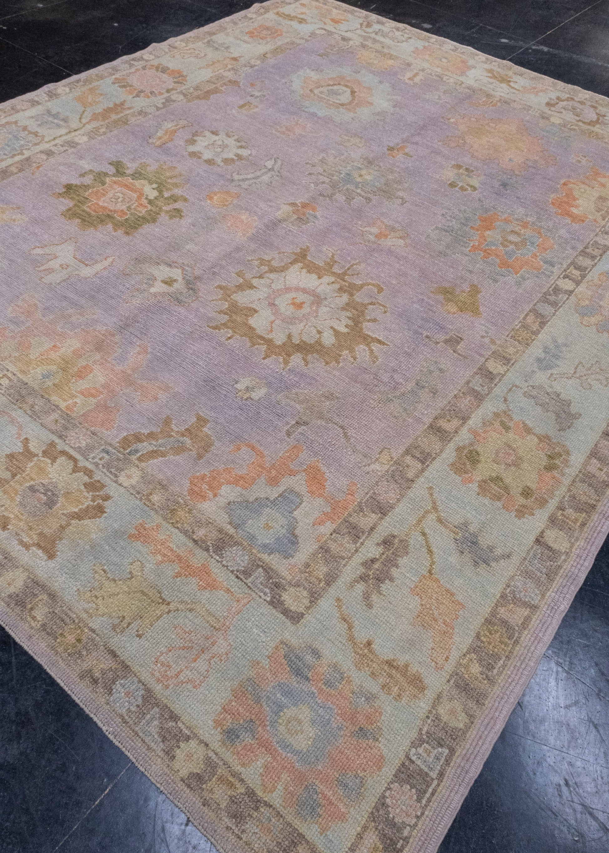 Turkish Oushak Rug 8'4" x 10'1"  #2879