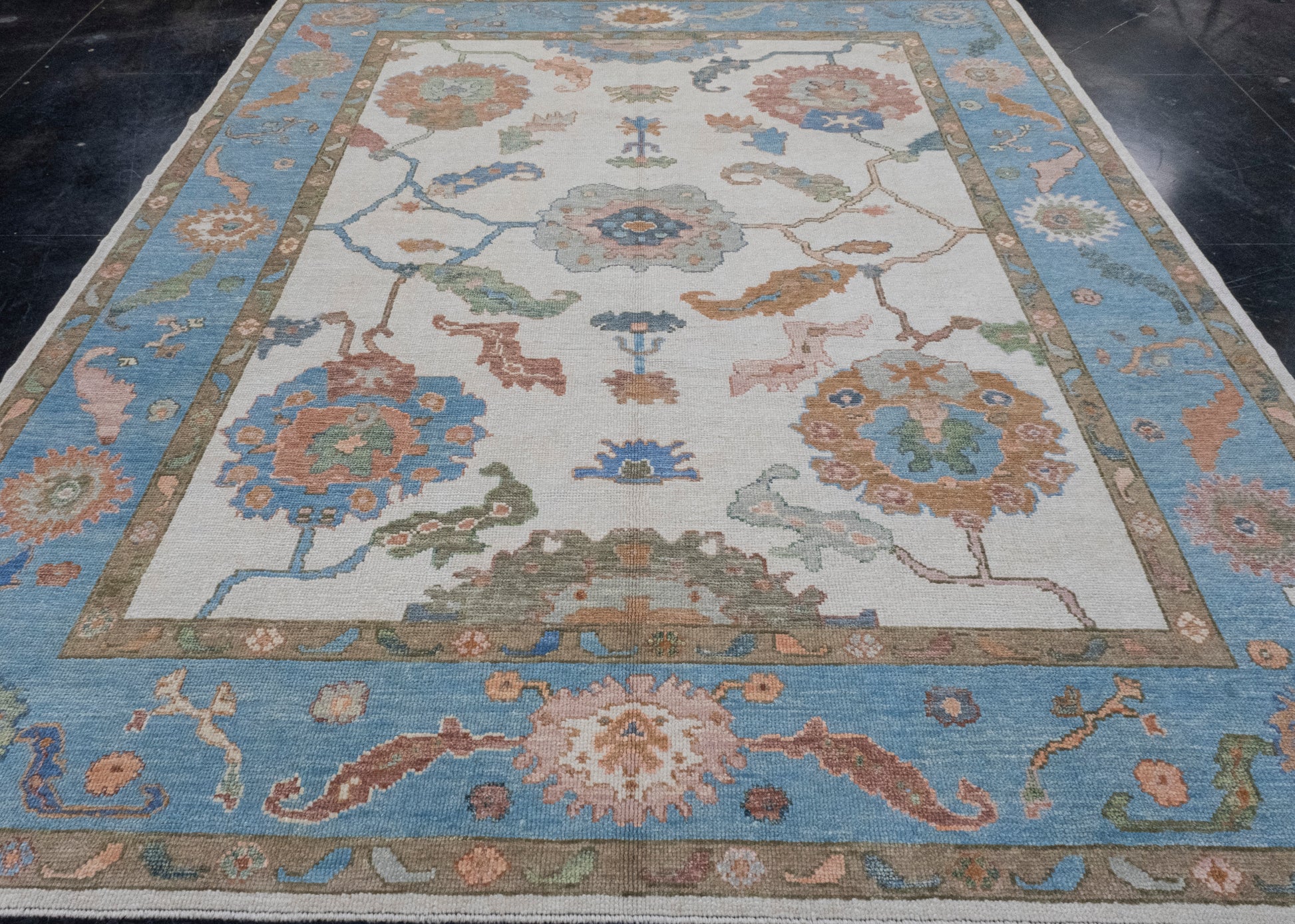 Turkish Oushak Rug 8'5" x 10'3" #16775