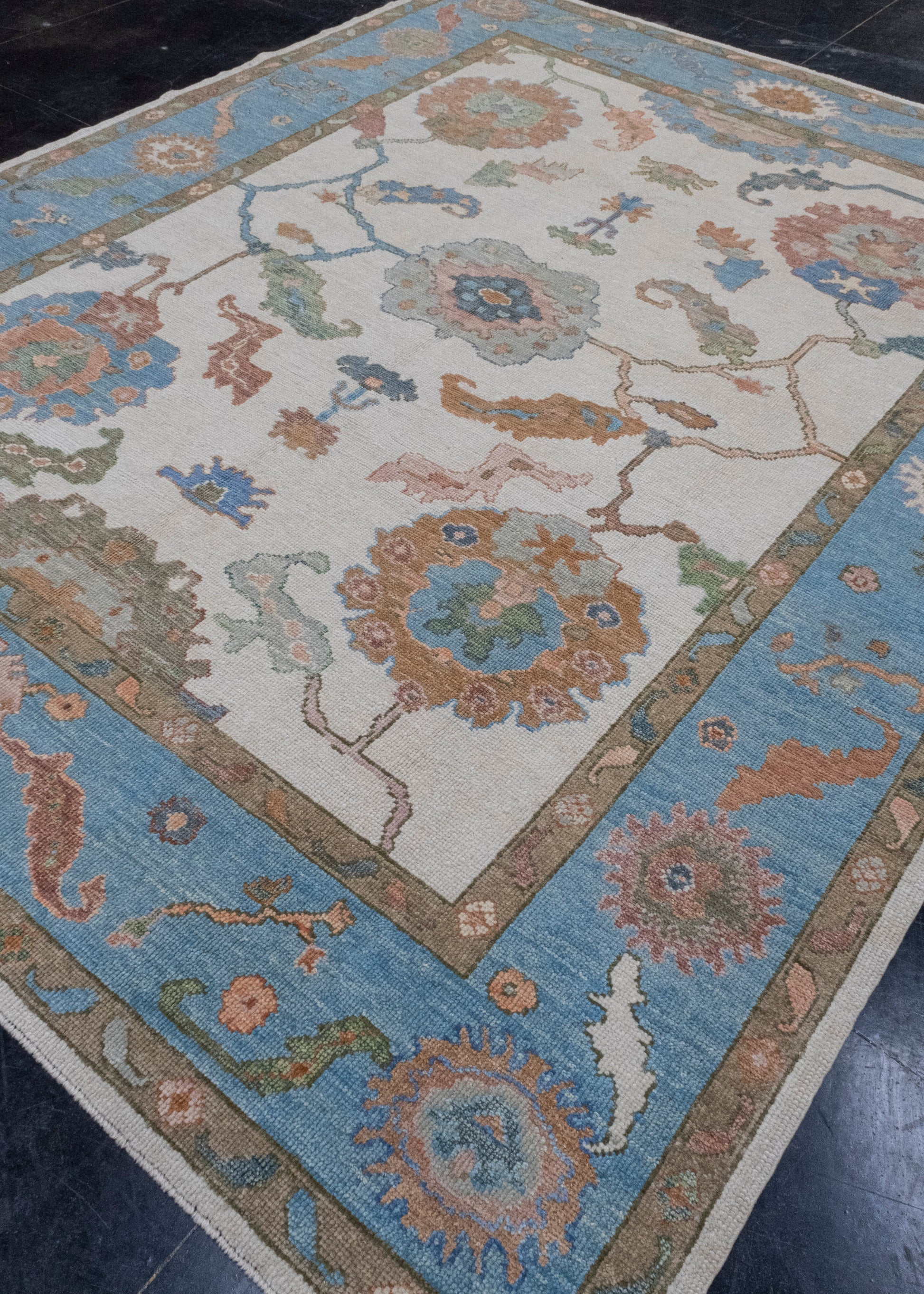 Turkish Oushak Rug 8'5" x 10'3" #16775