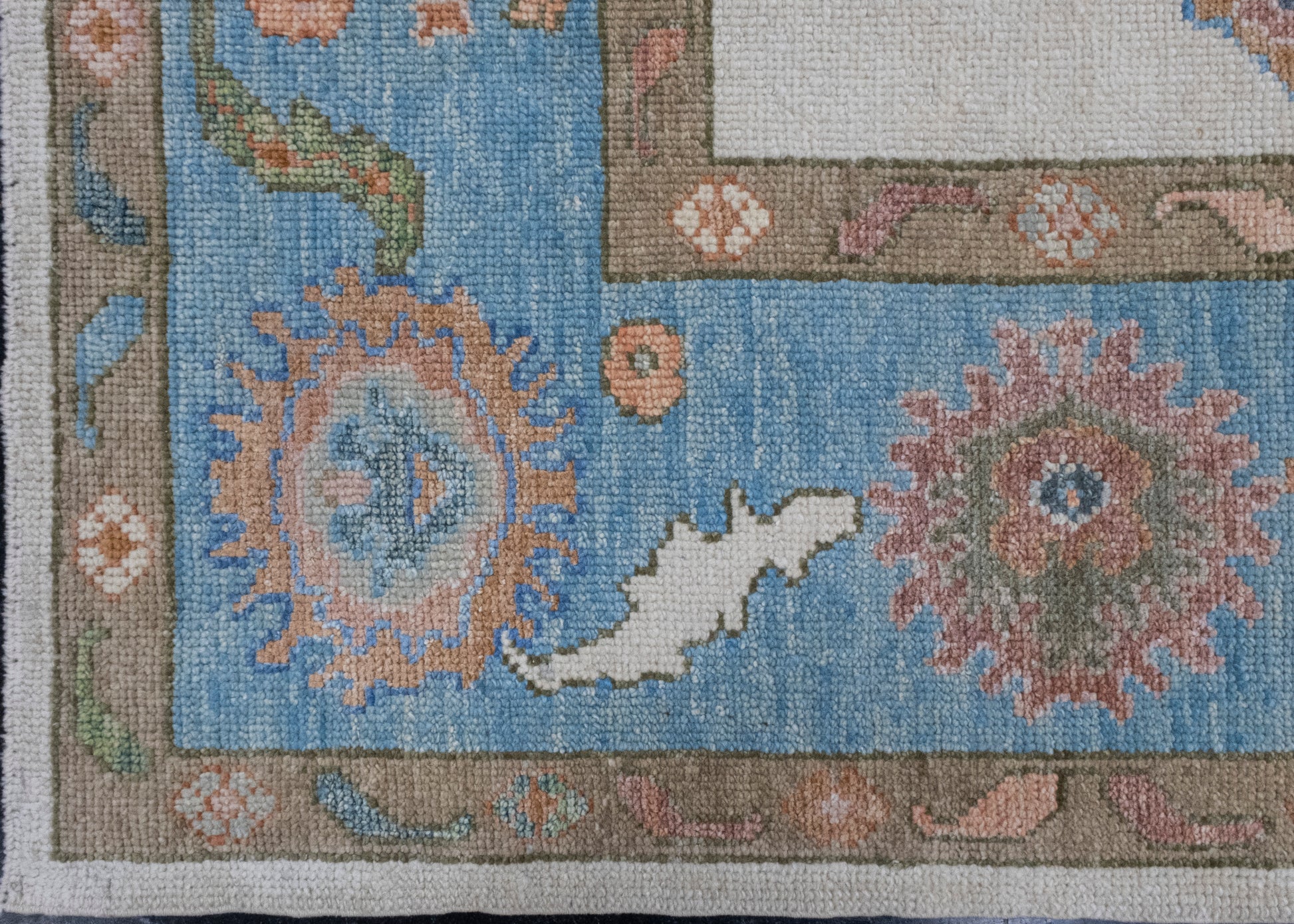 Turkish Oushak Rug 8'5" x 10'3" #16775