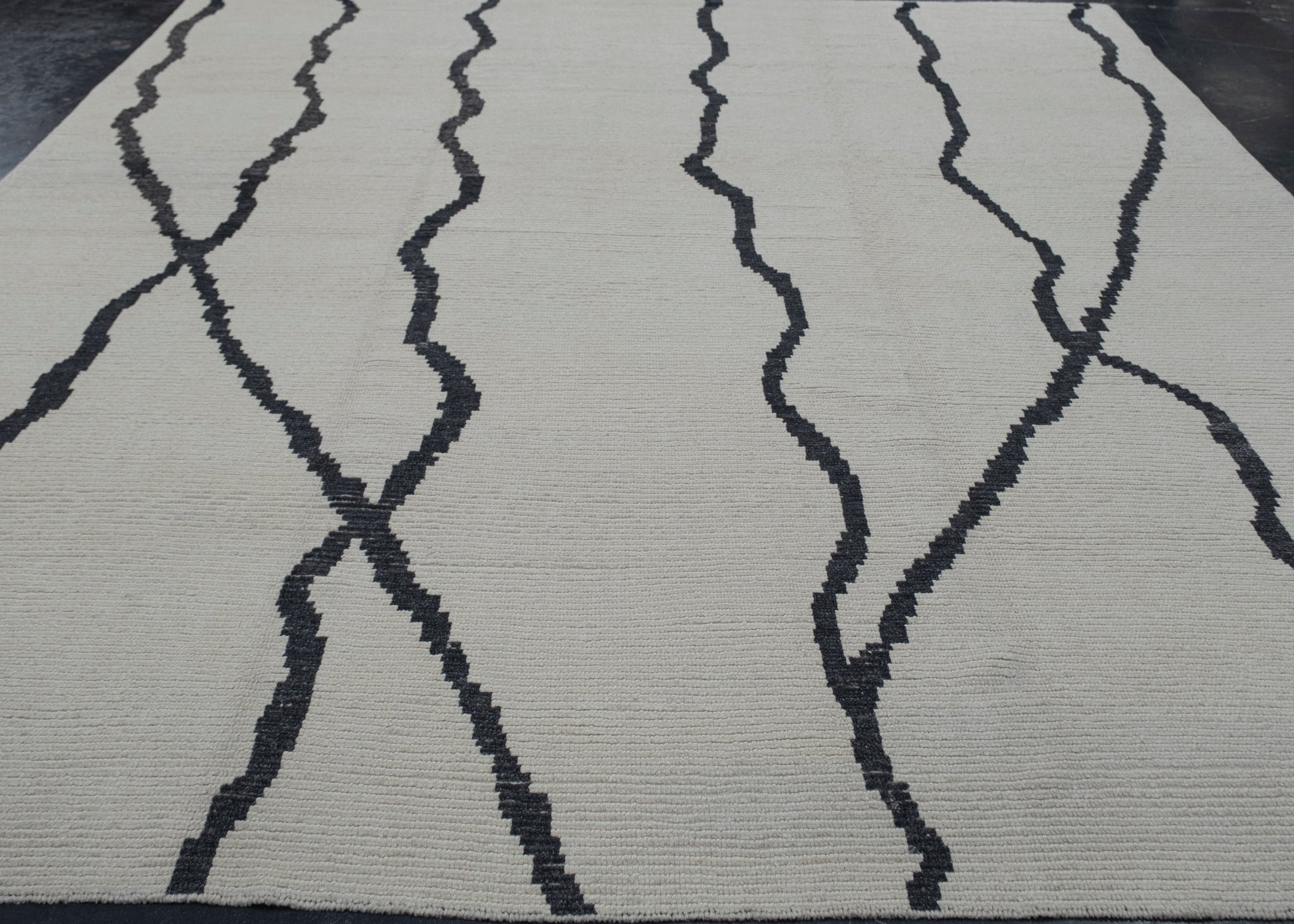 Square Hand Knotted Turkish Tulu Rug 11'3" x 11'10" #6460