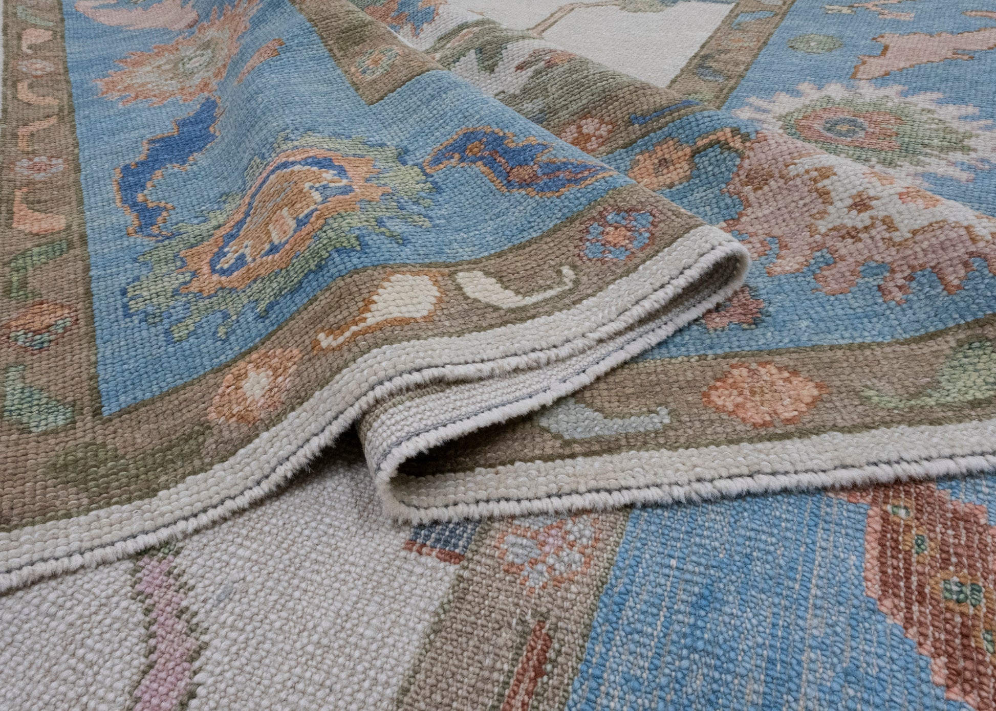 Turkish Oushak Rug 8'5" x 10'3" #16775