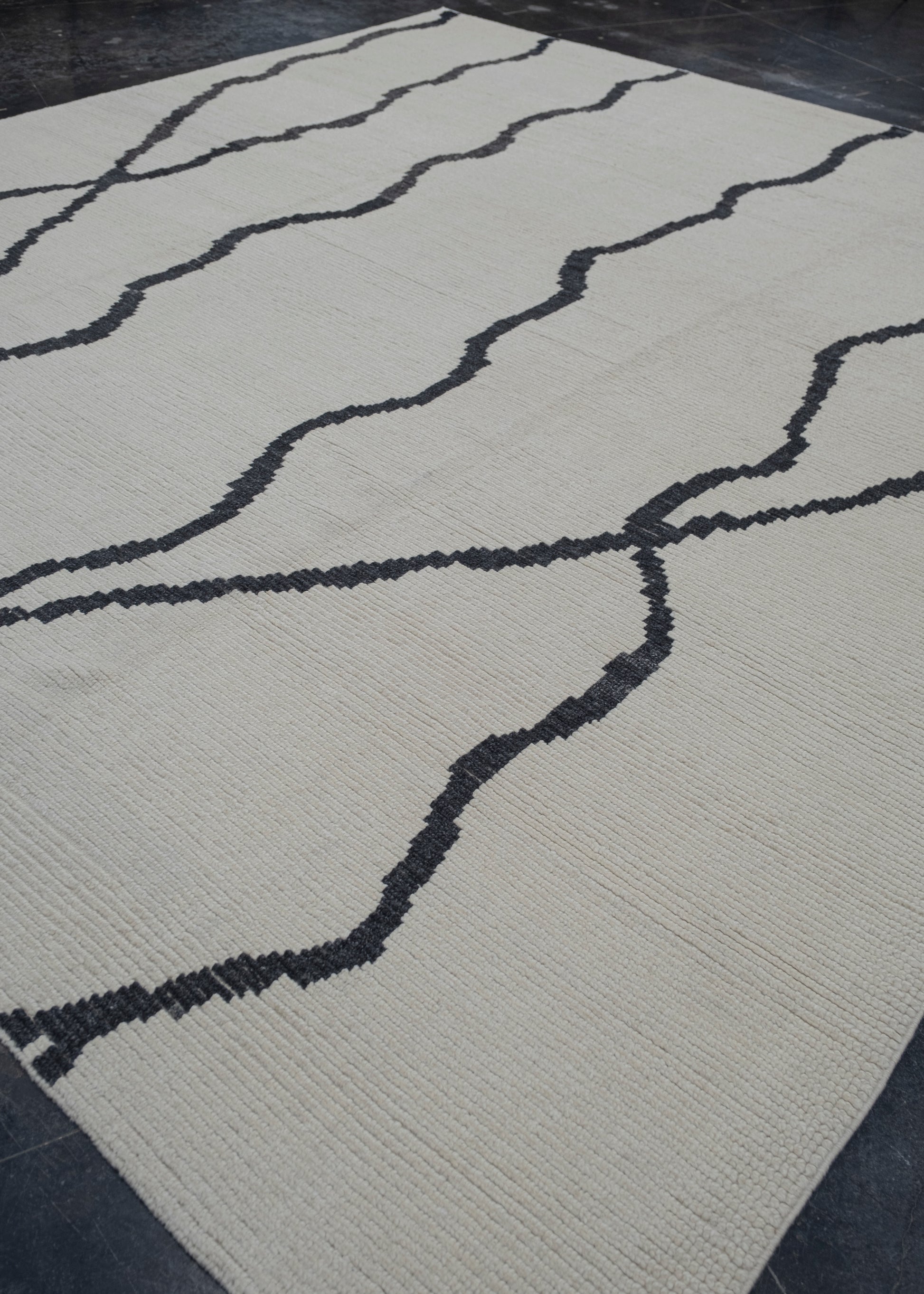 Square Hand Knotted Turkish Tulu Rug 11'3" x 11'10" #6460