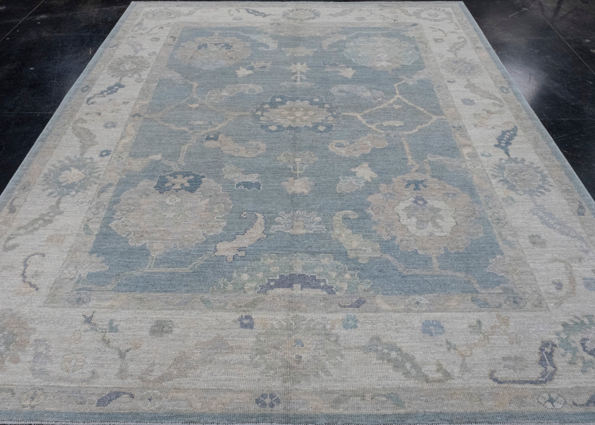Turkish Oushak Rug 8'1" x 9'9" #16038